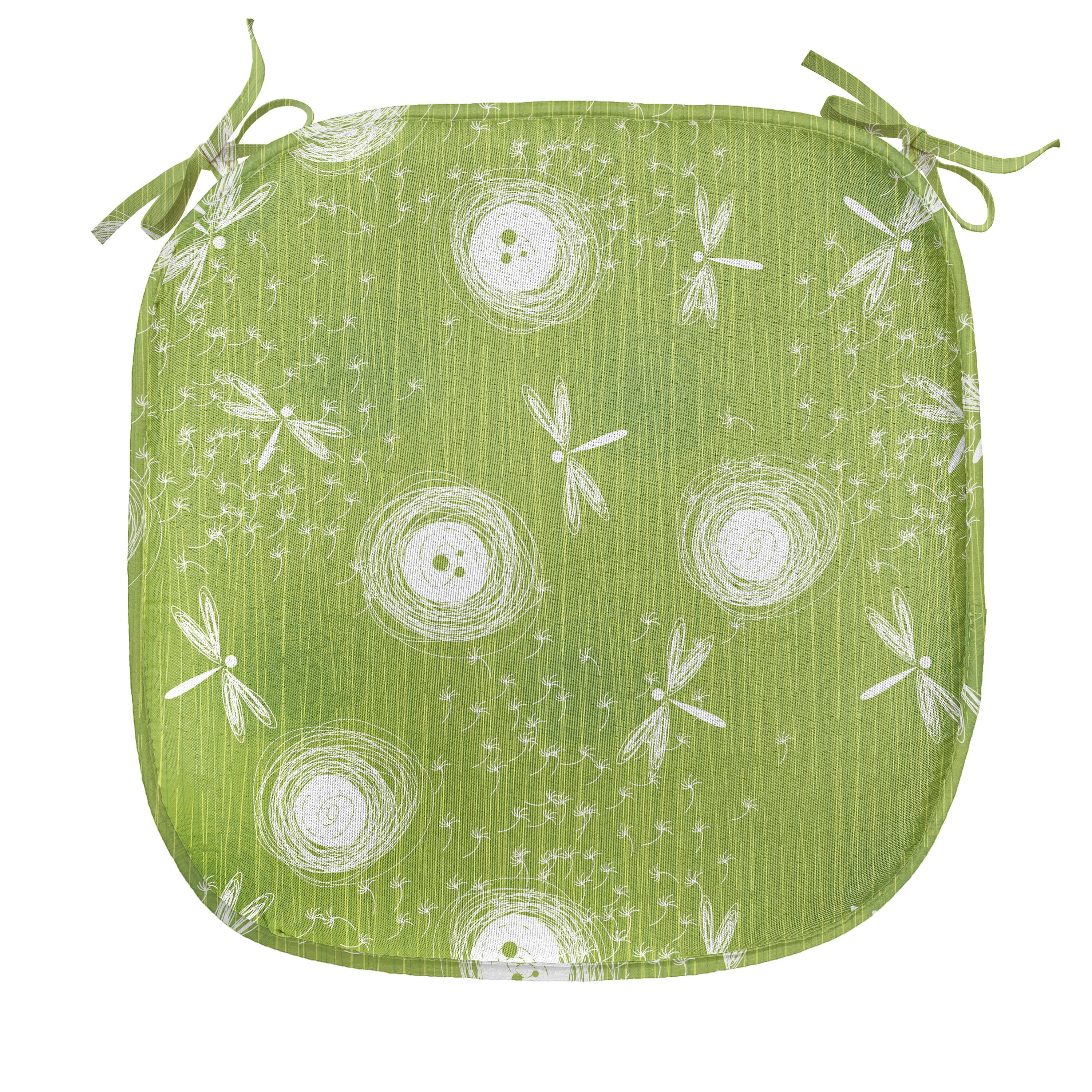 Sketchy Abakuhaus für wasserfestes Libelle Kissen Stuhlkissen Dekoratives Riemen Dandelion Küchensitze, mit