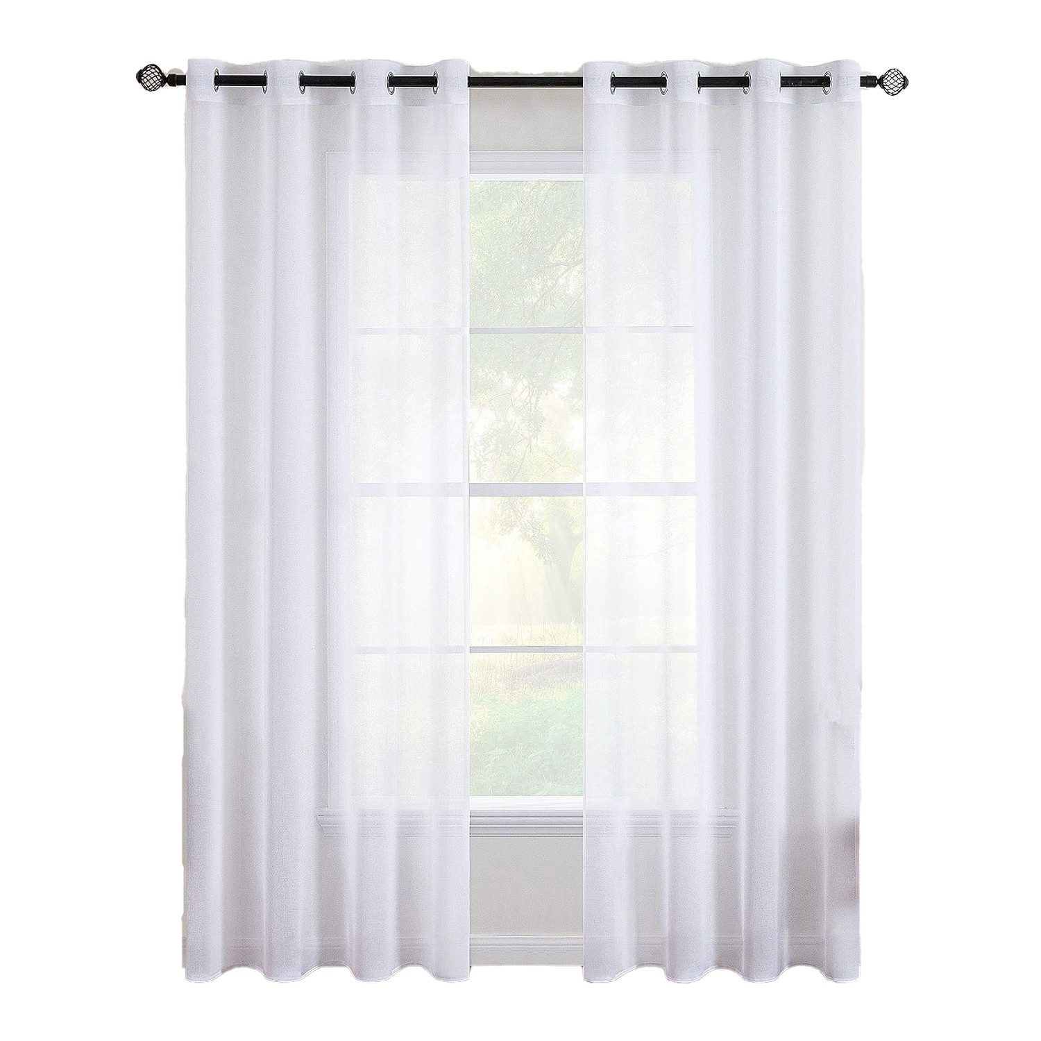 Coonoor Gardine Transparente Vorhänge, Voile-Vorhänge, dekorative günstig online kaufen