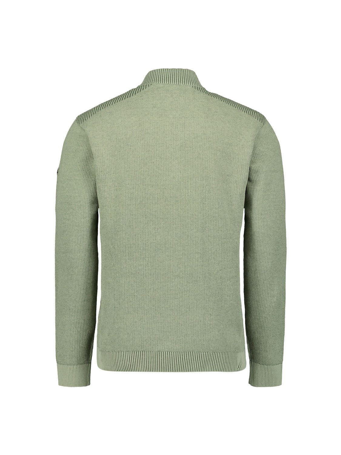 NO EXCESS Strickpullover Pullover Half Zip Plated Structure günstig online kaufen