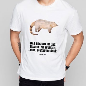 Mr. & Mrs. Panda T-Shirt Nasenbaer - Weiß - Geschenk, Shirt, Sprüche, Junggesellenabschied, Ju (1-tlg)