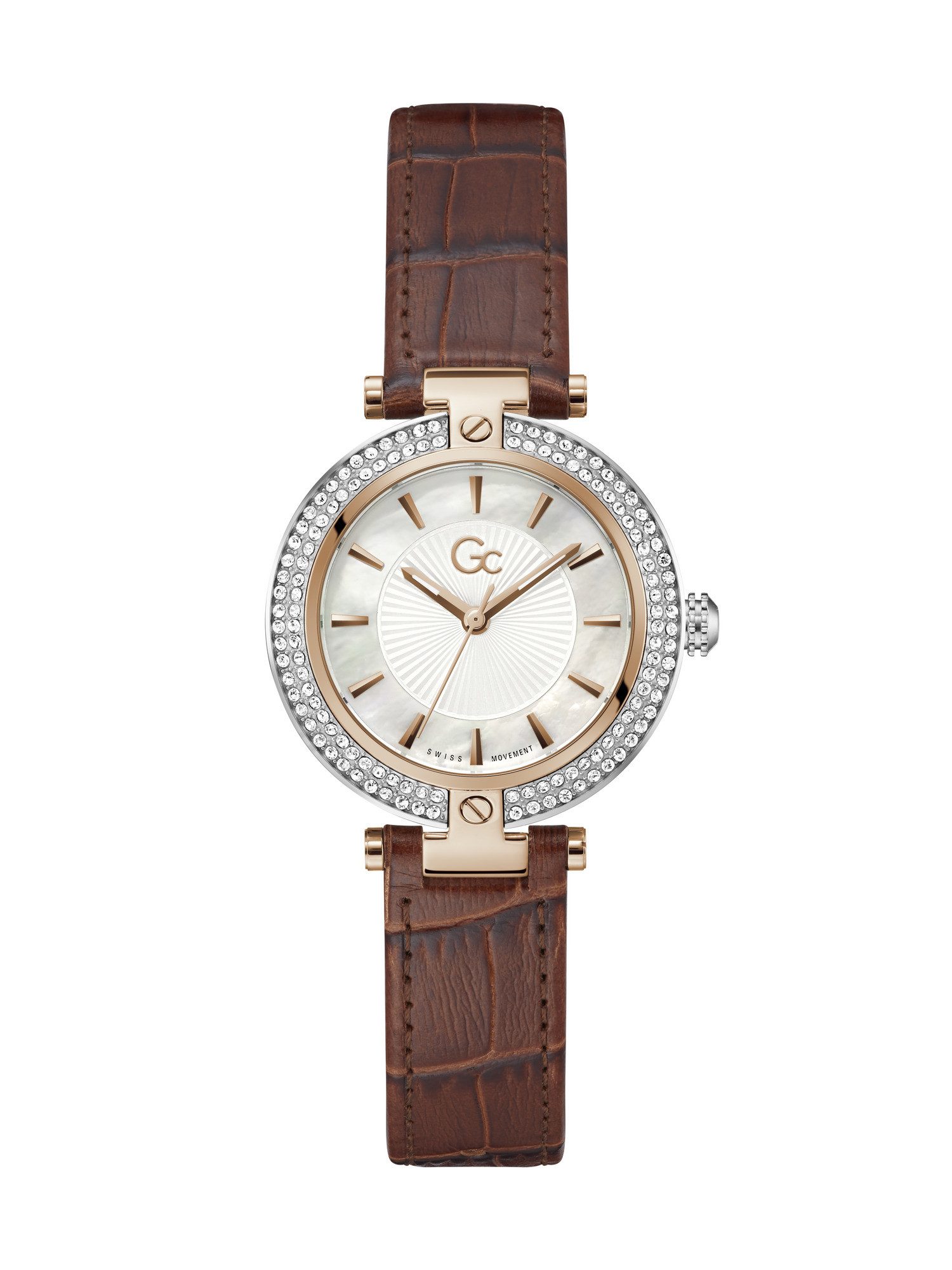 Guess Collection Quarzuhr Gc Vogue, (1-tlg), Quarzuhr mit Wochentags- und Datumsanzeige