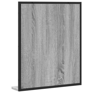 vidaXL Schminktisch Badspiegel mit Ablage Grau Sonoma 50x12x60 cm Holzwerkstoff