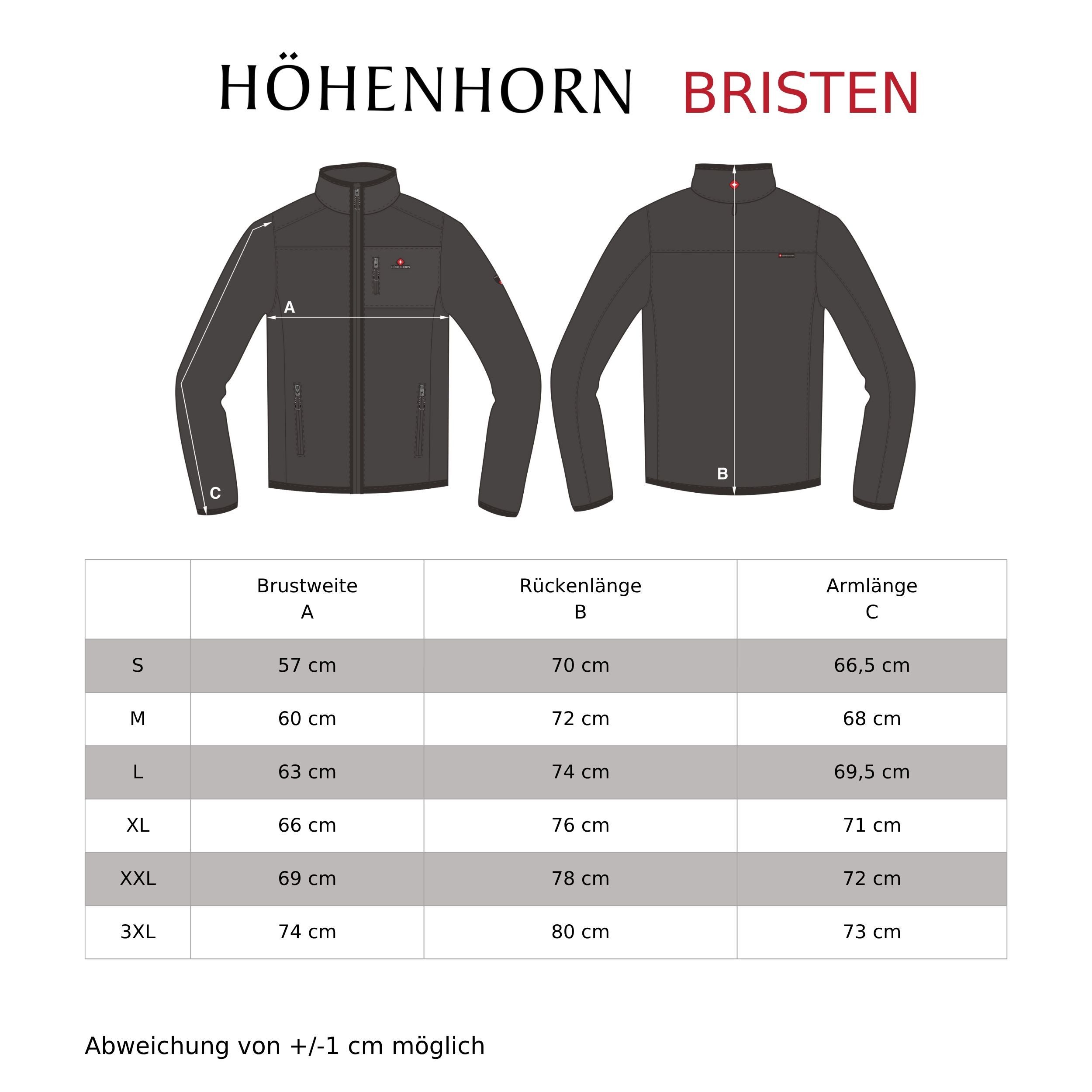 Höhenhorn Winterjacke Bristen Herren Daunen Jacke für Männer Gefüttert Thermo RDS-zertifizierte Daunen