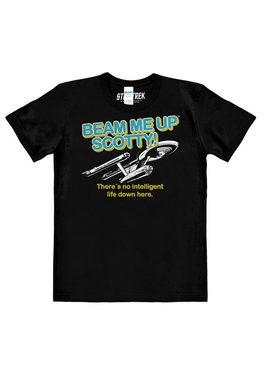 LOGOSHIRT T-Shirt Star Trek - Beam Me Up Scotty mit Beam Me Up Scotty-Logo