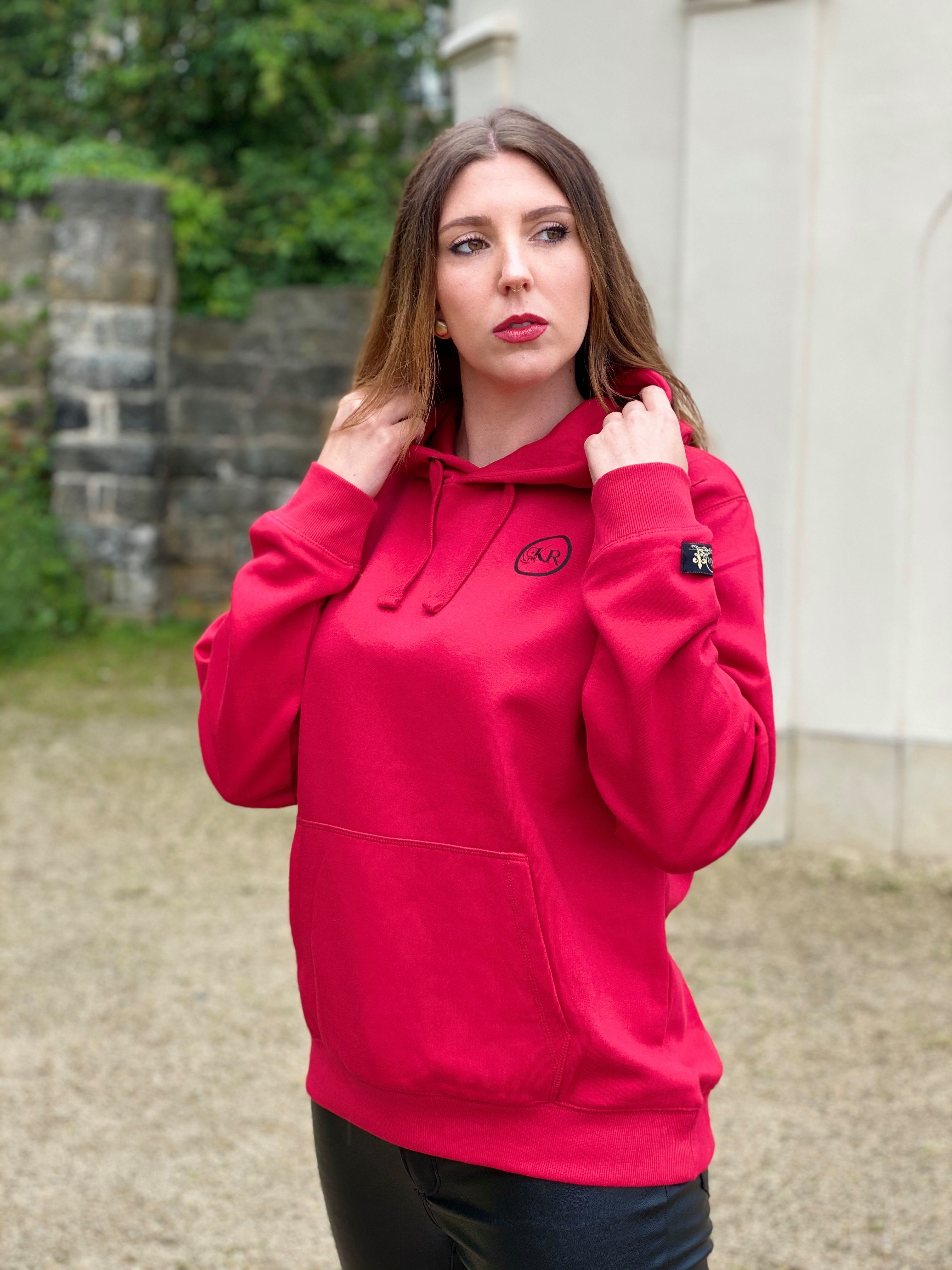 KR-Industries Kapuzensweatshirt Hoodie Red Korundum