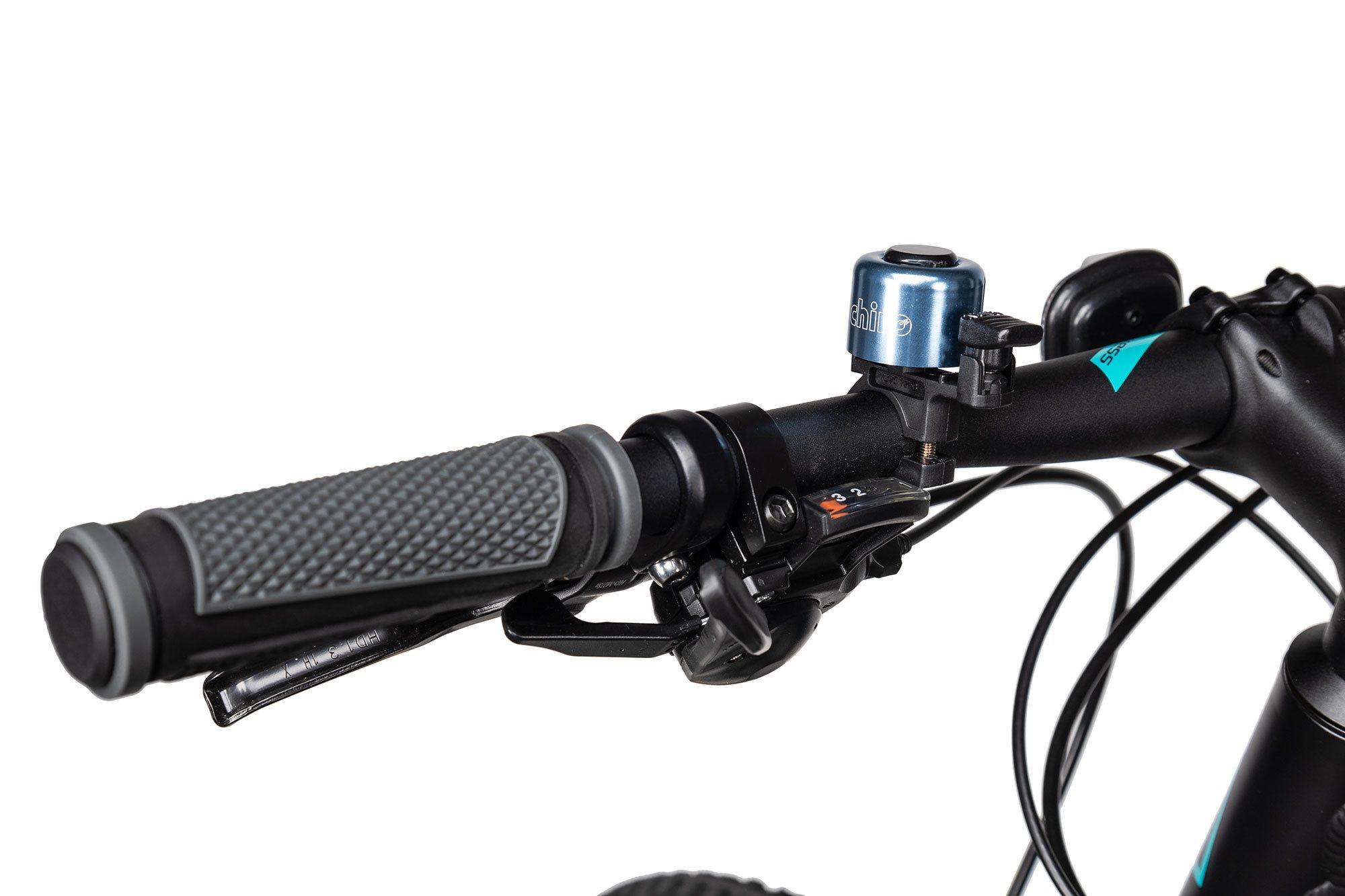 Chirp Fahrradklingel Minibell, blau eloxiert – Bild 2 von 2