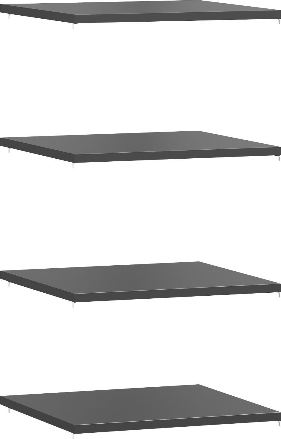 set one by Musterring Einlegeboden York Schlafen (4 St), 4er-Set, anthrazit oder weiß, verschiedene Größen