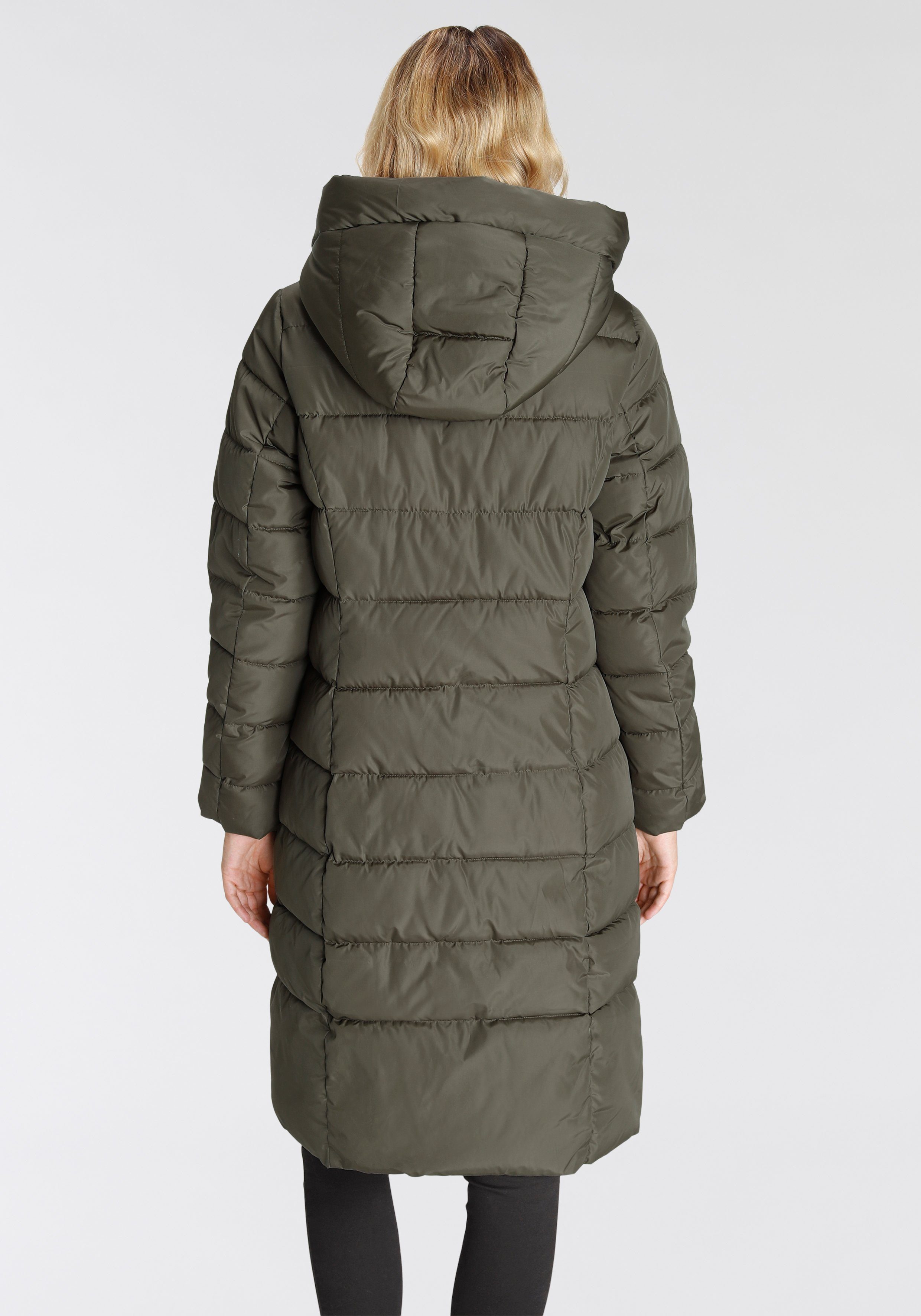 ONLY Steppmantel ONLTINA – Puffermantel mit Premium-Füllung und verdecktem Zipper regular fit, casual, Steppware, Kunstfaser, hochschließend – Bild 3 von 5