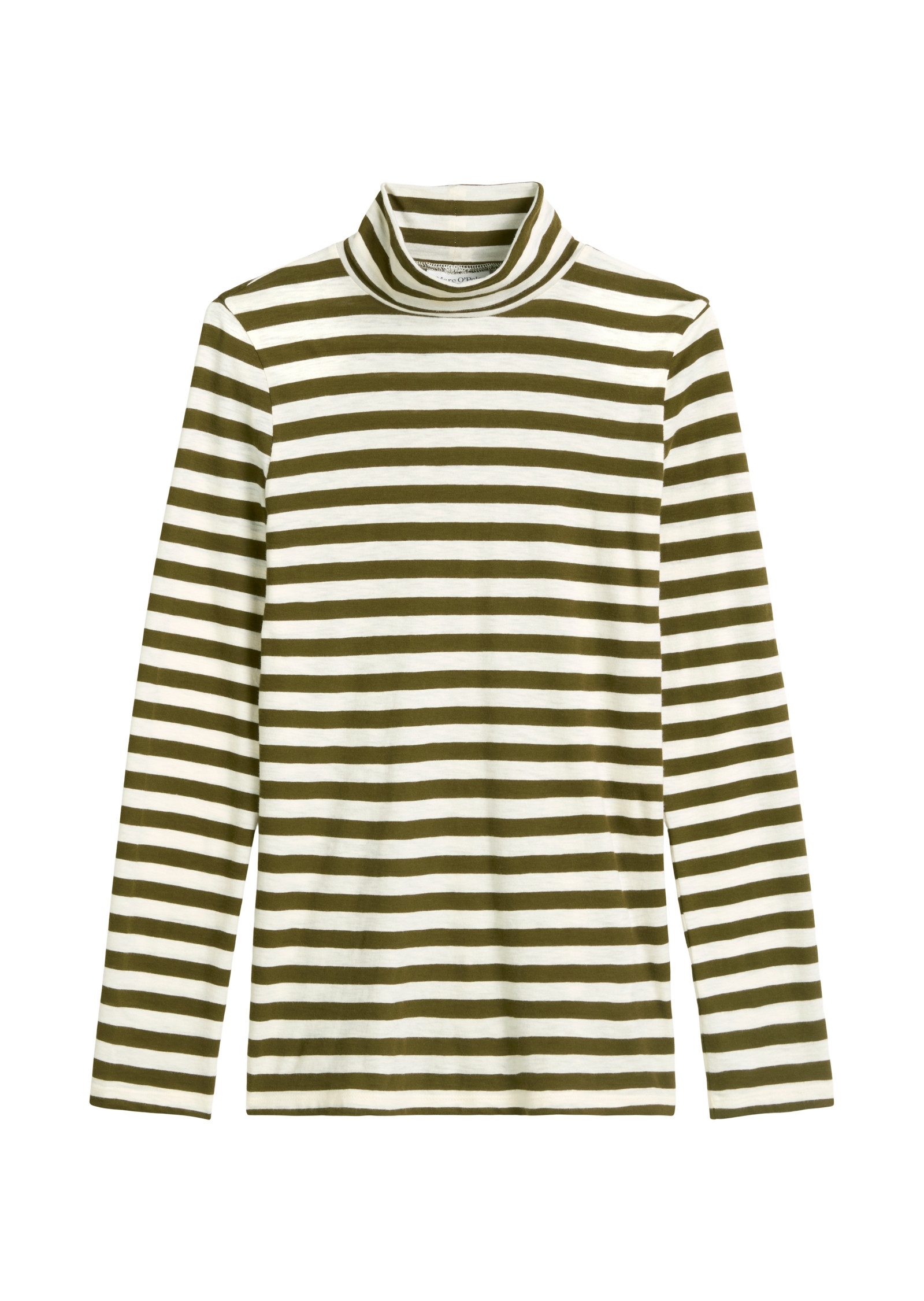 Marc O'Polo DENIM Kurzarmshirt T-Shirt, LSL, Turtleneck, YD-Stripe
