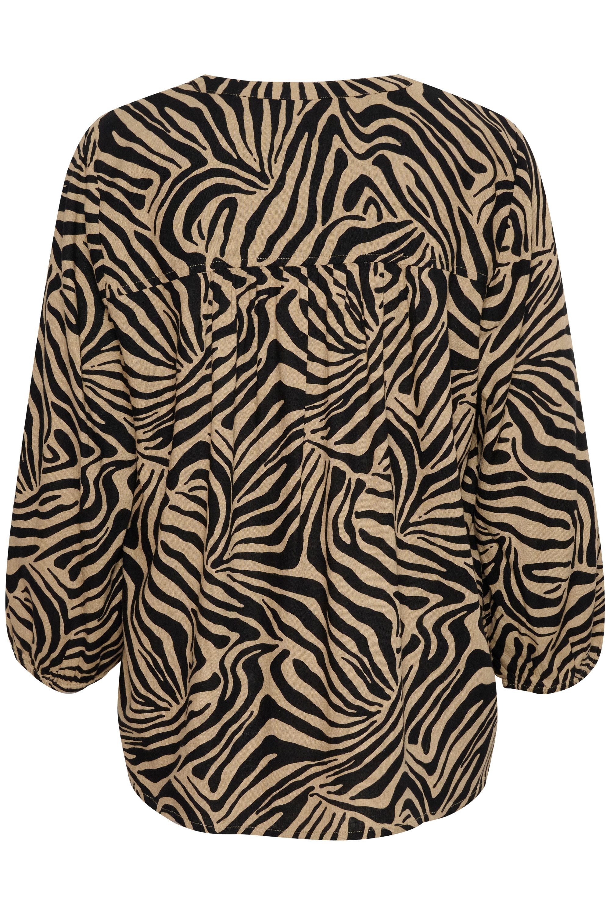 KAFFE Langarmbluse Bluse langarm KAmilia