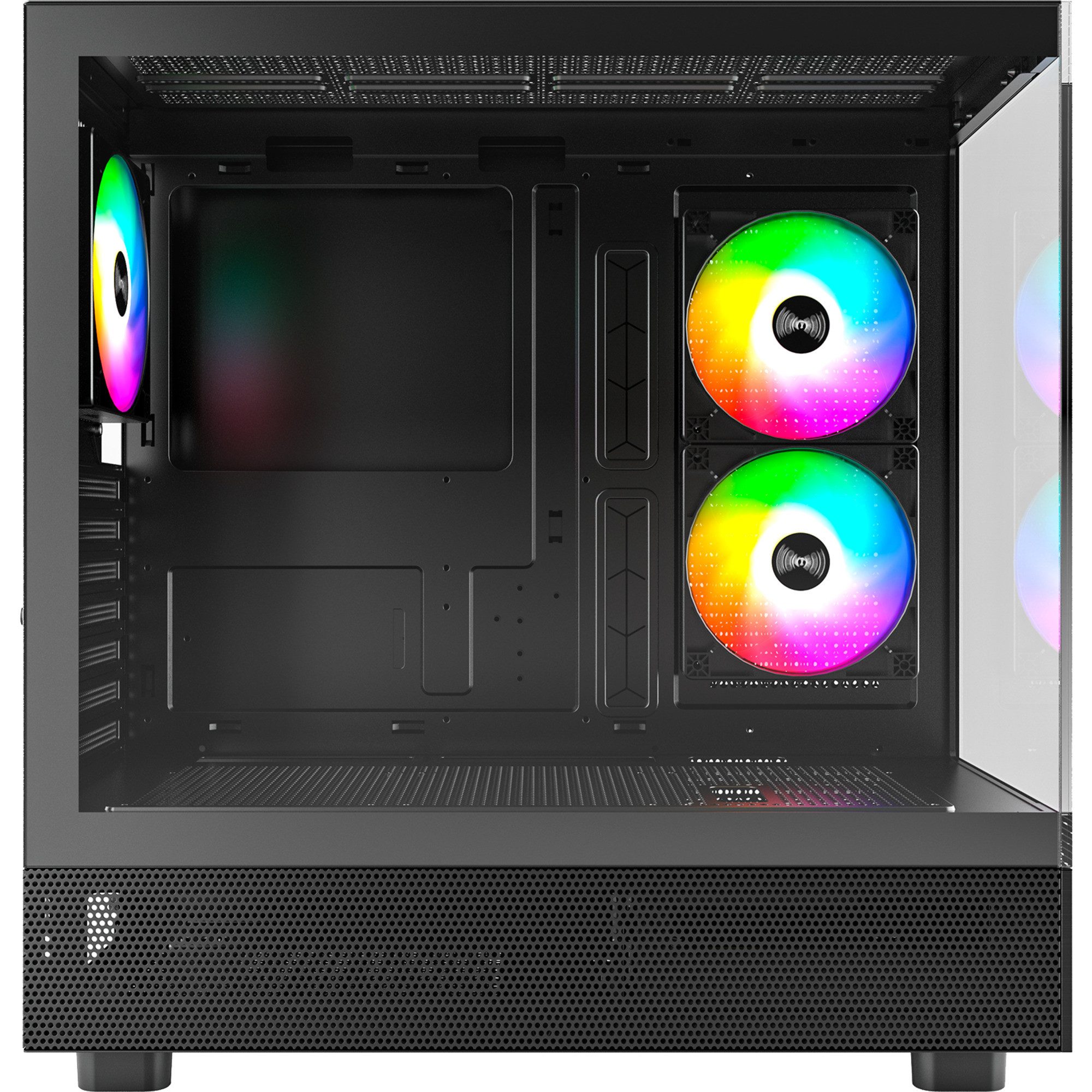 MONTECH PC-Gehäuse Montech XR, Tower-Gehäuse, (Tempered Glass x 2)