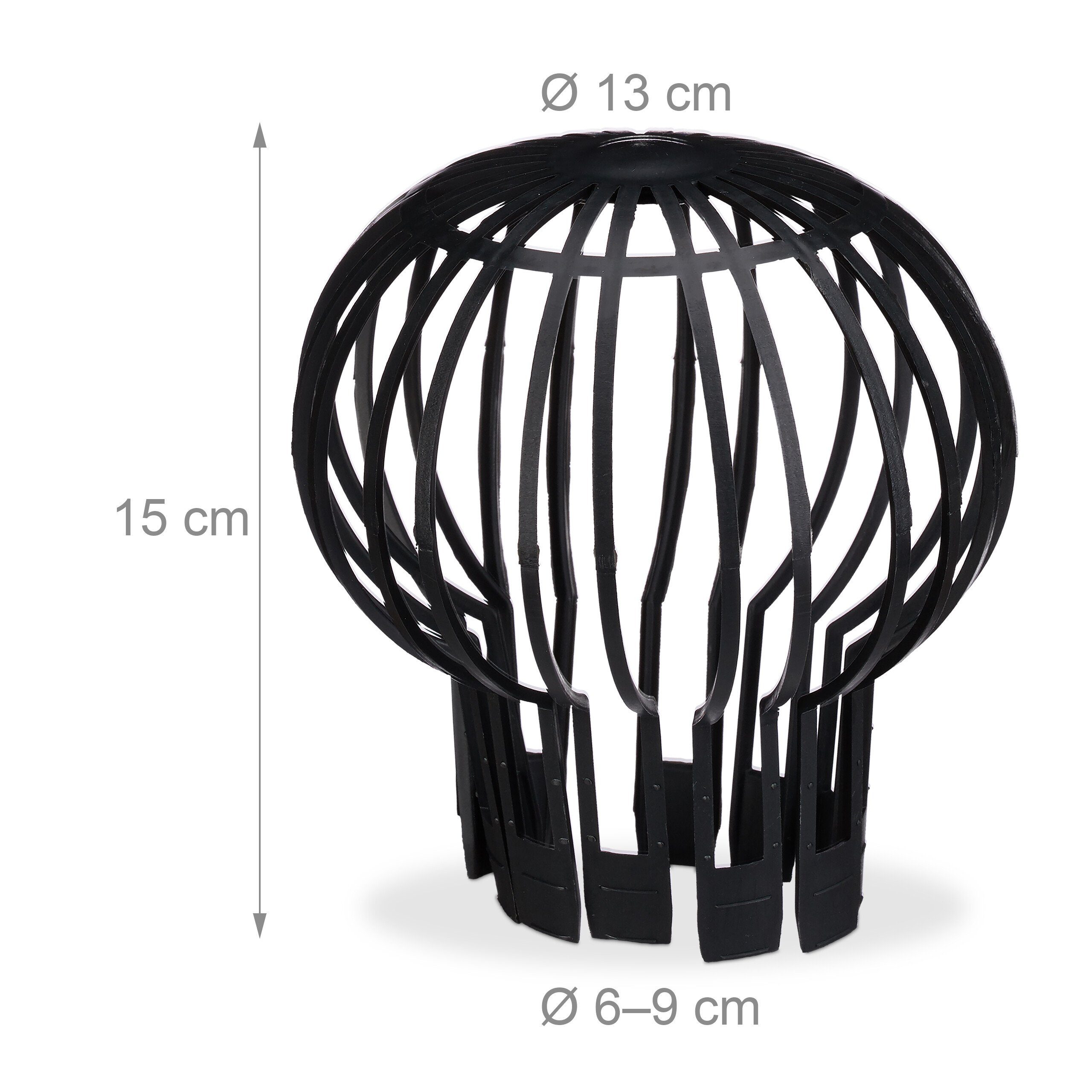 relaxdays Laubschutznetz Dachrinnen Laubschutz 6er Set (6-St) – Bild 4 von 5