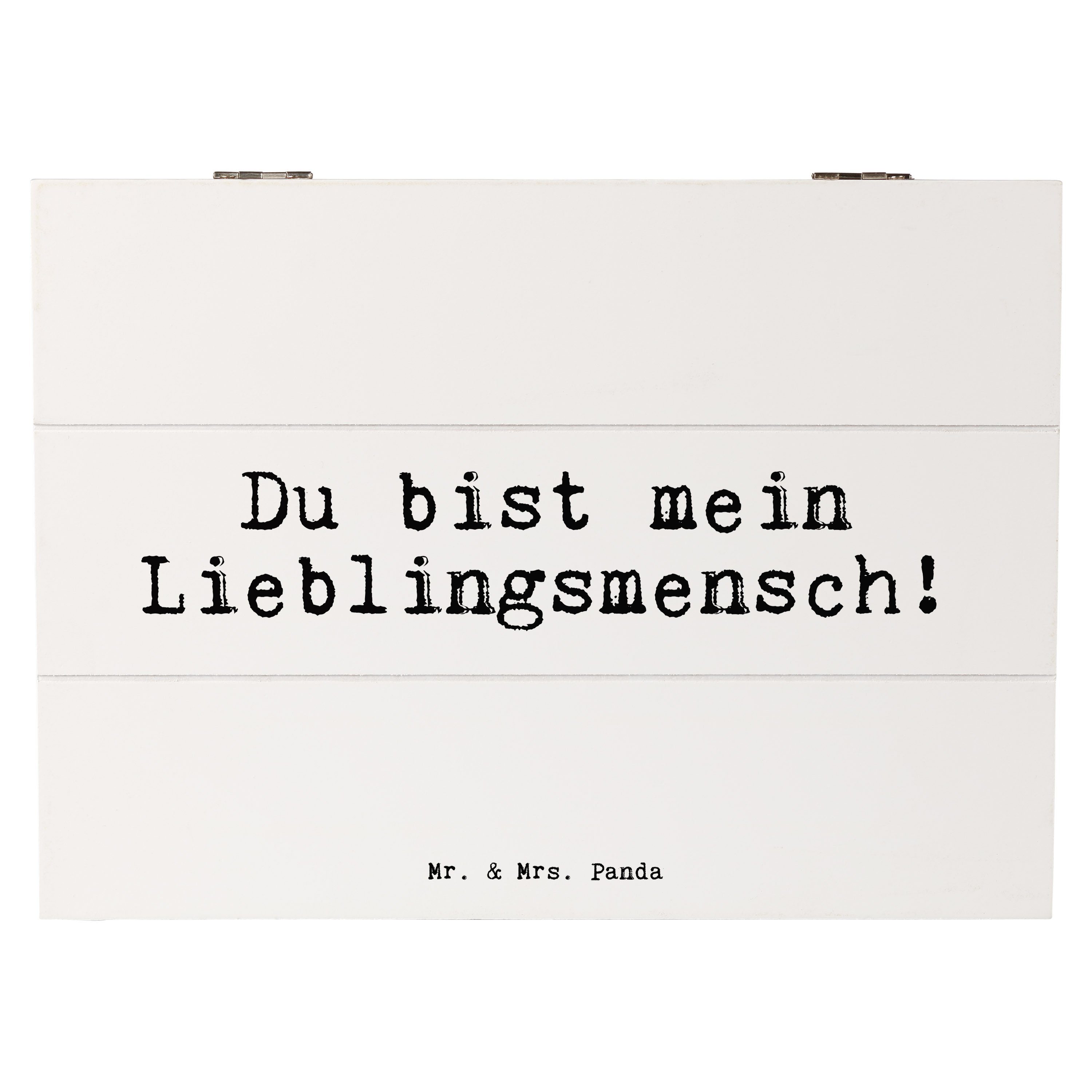 Mr. & Mrs. Panda Dekokiste »Du bist mein Lieblingsmensch! Weiß