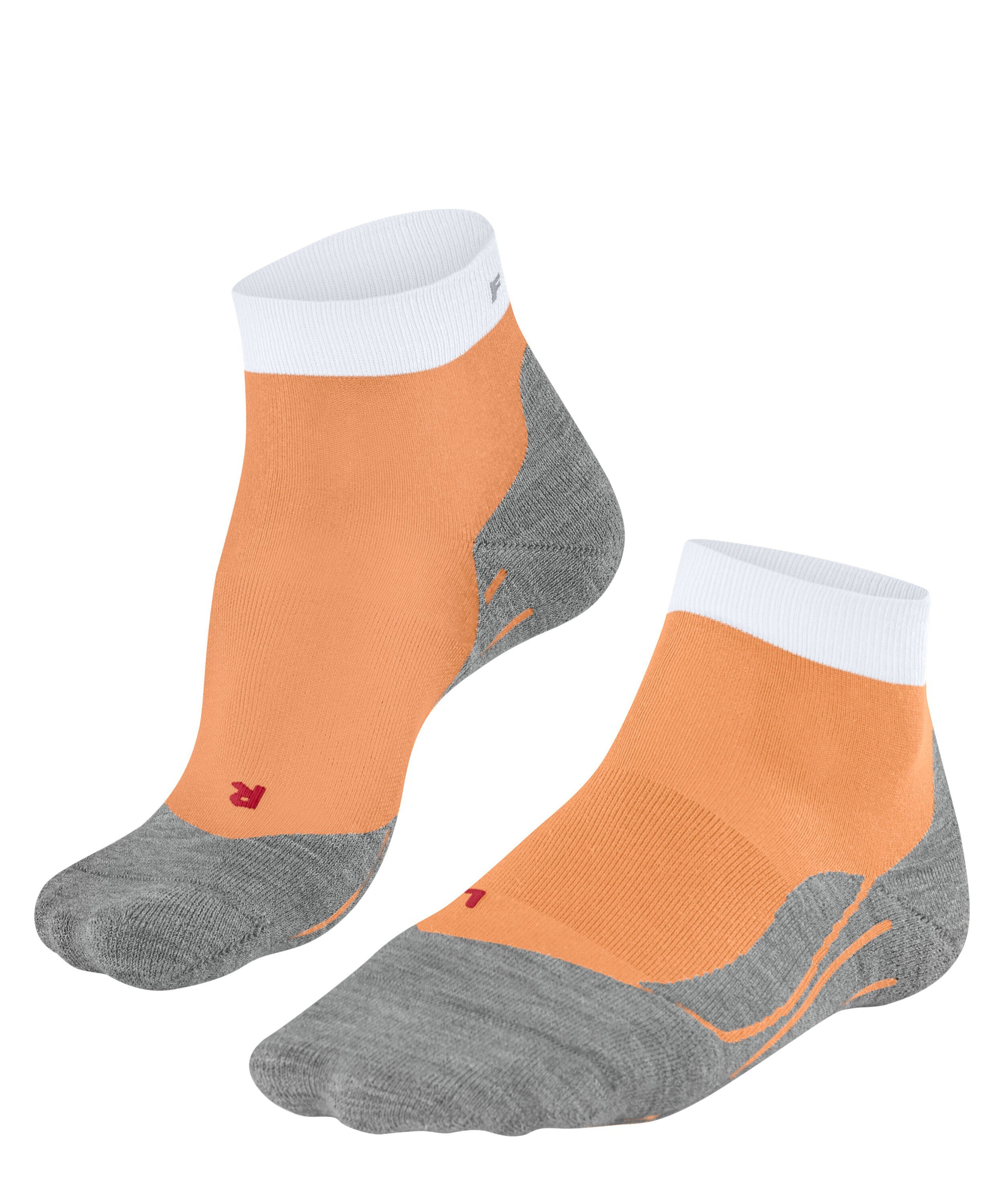 FALKE Laufsocken RU4 Endurance Short (1-Paar) leichte Laufsocke mit mittlerer Polsterung orangette (8155) | Socken