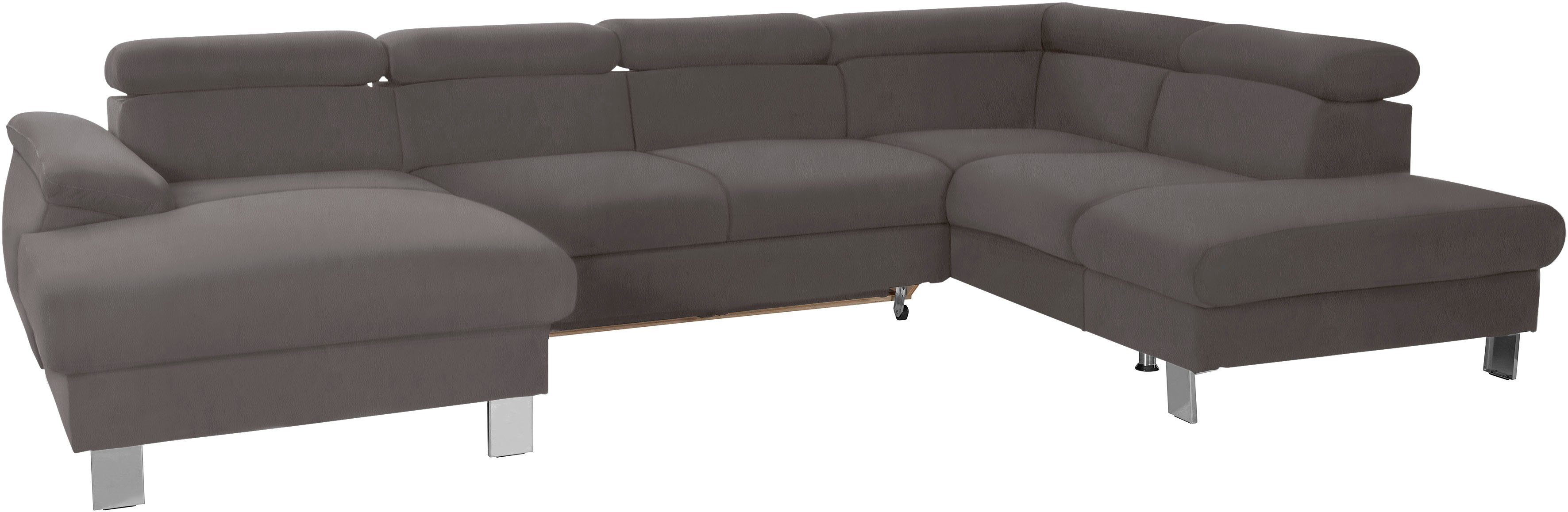 COTTA Wohnlandschaft "Komaris U-Form, B: 320 cm" mit Kopfteilverstellung, o günstig online kaufen