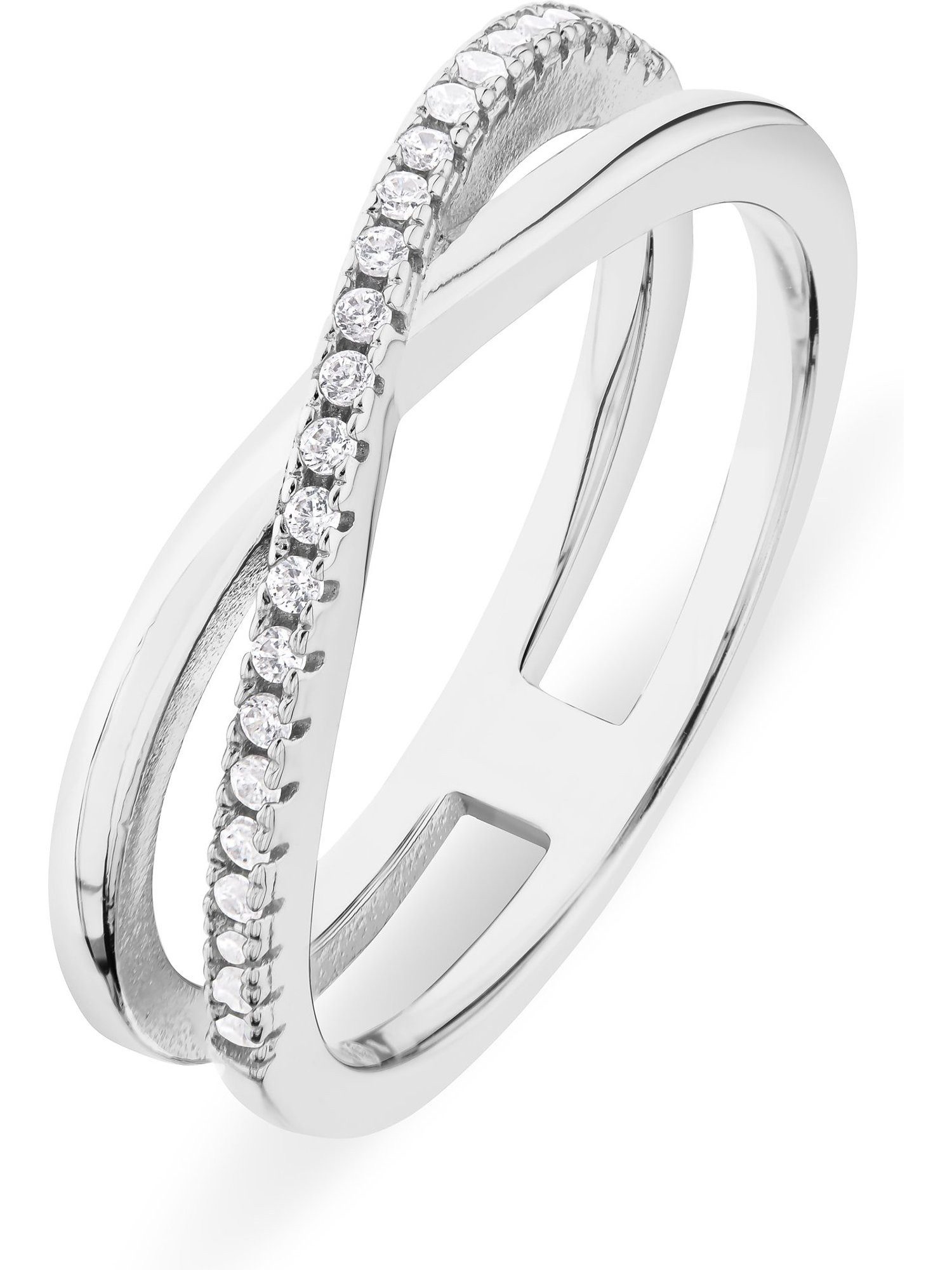 Fingerring CHRIST Damen-Damenring 925er Silber Zirkonia