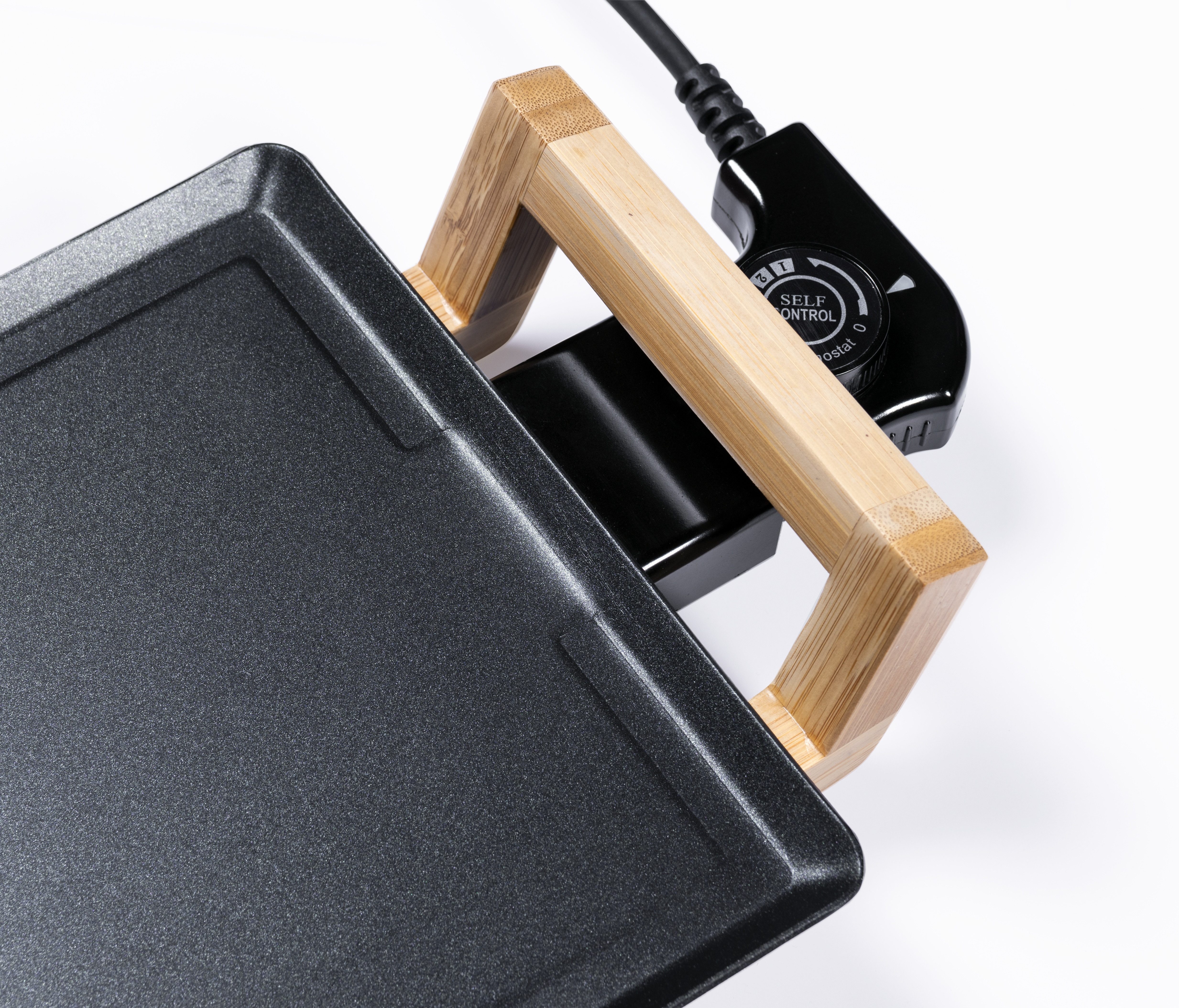 bestron Teppanyakigrill ABP605BB, 2000 W, PFAS-frei, antihaftbeschichtet, für 10 Personen