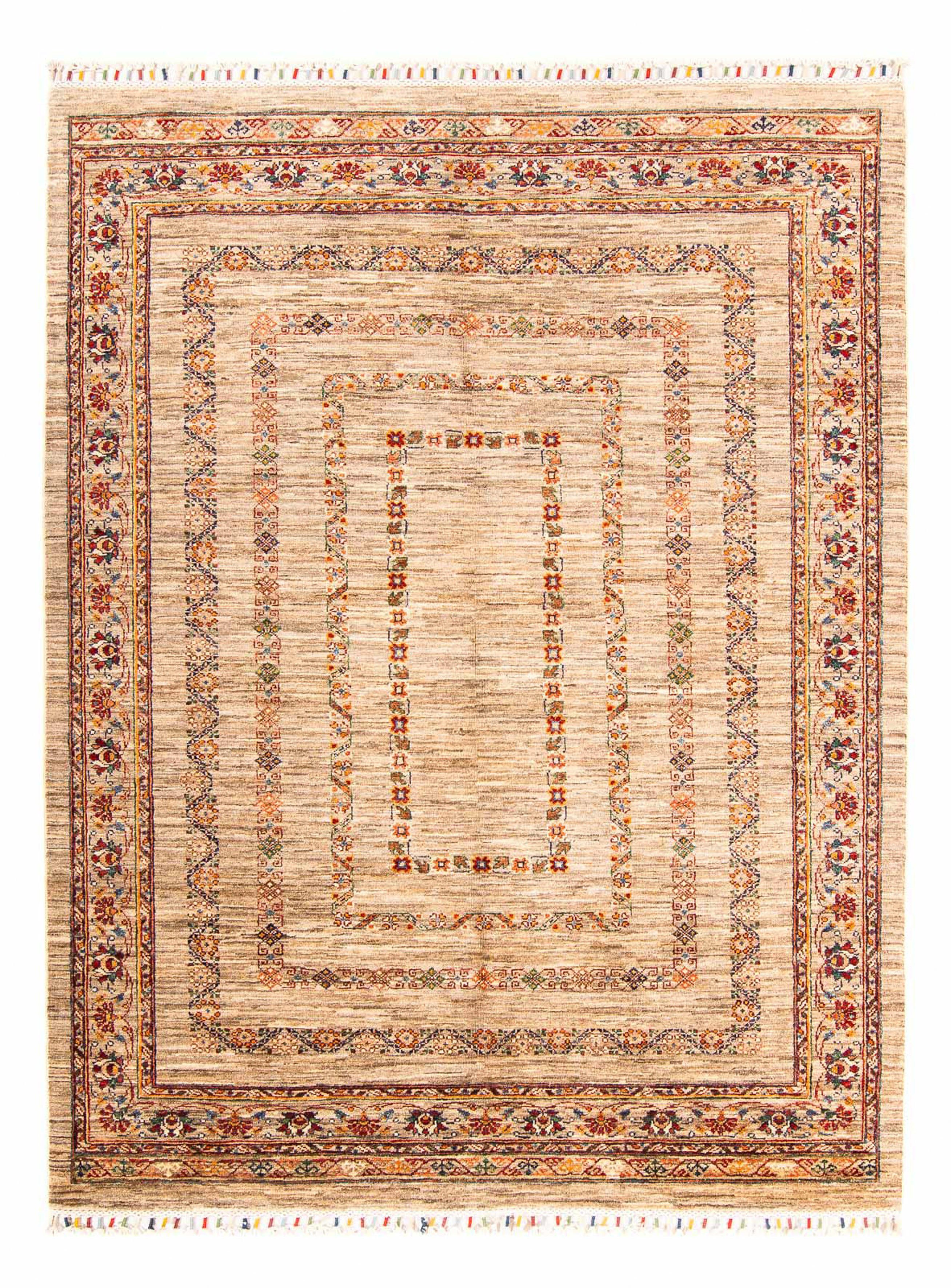 Orientteppich Bidjar Indus 235 x 173 cm beige, morgenland, rechteckig, Höhe: 15 mm, Wohnzimmer, Handgeknüpft, Einzelstück mit Zertifikat