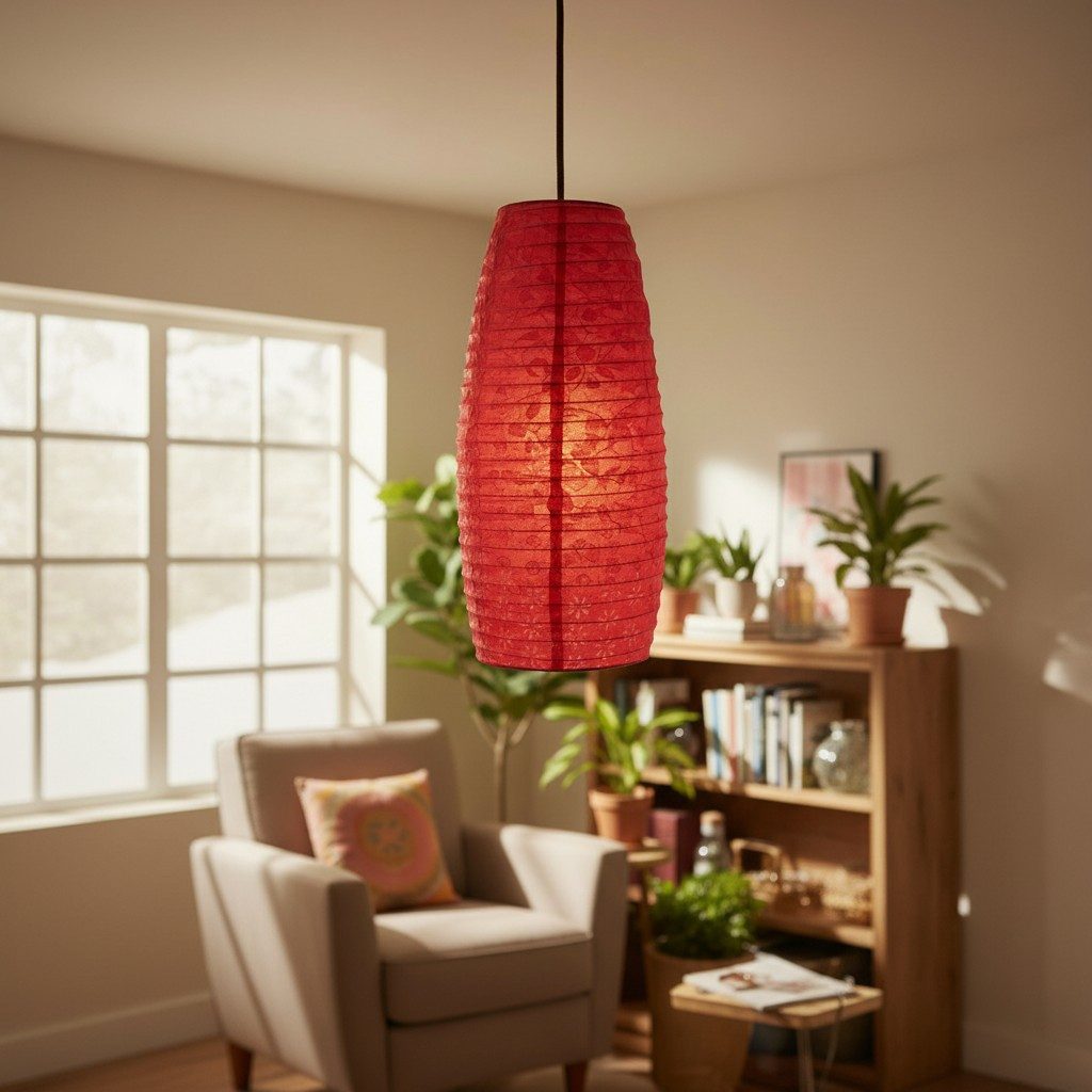 Guru-Shop Lampenschirm Kleiner ovaler Lokta Papierlampenschirm,..