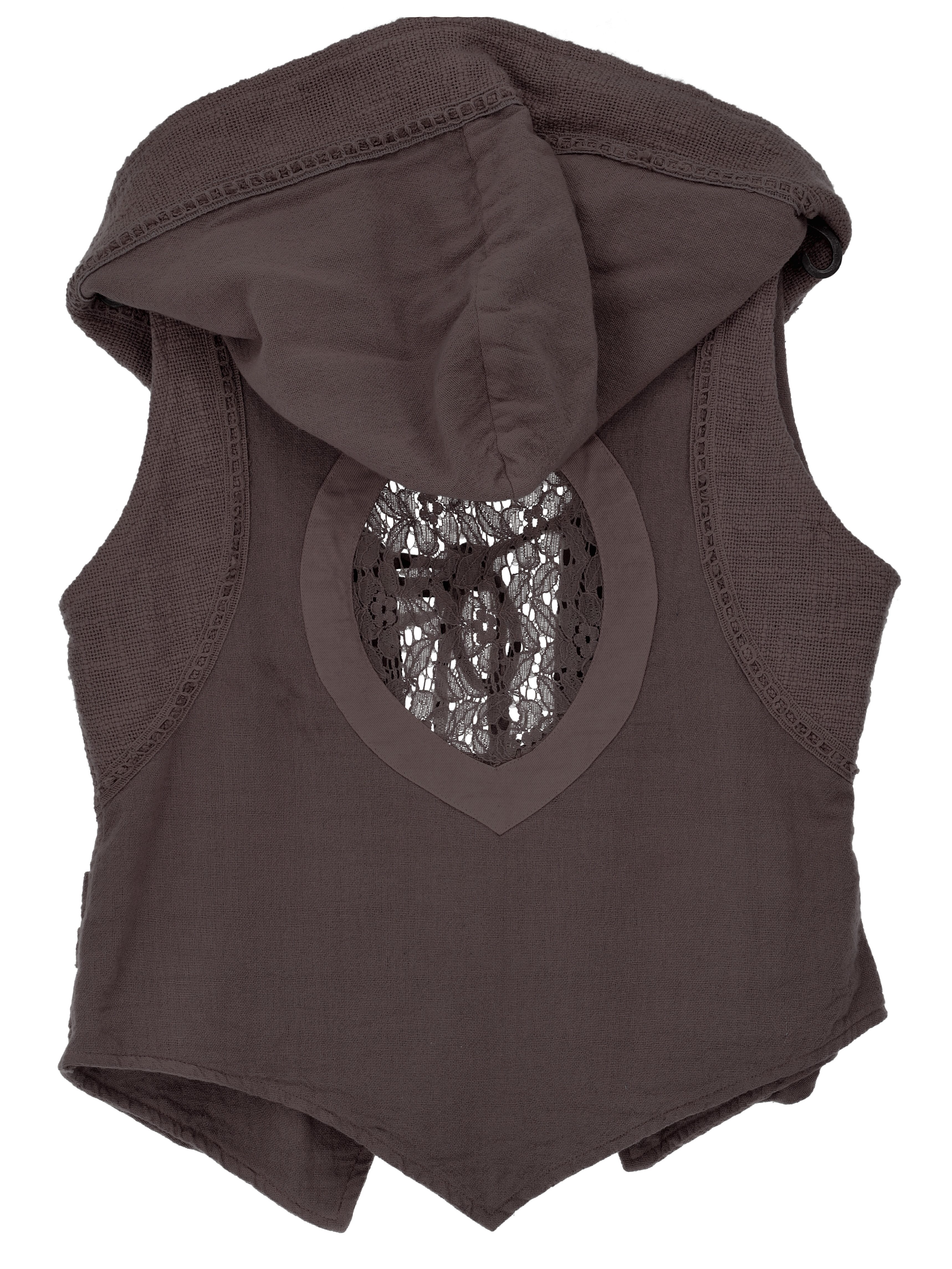 Guru-Shop T-Shirt Goa Psytrance Weste, Pixi Weste, Boho Weste mit.. alternative Bekleidung – Bild 3 von 4