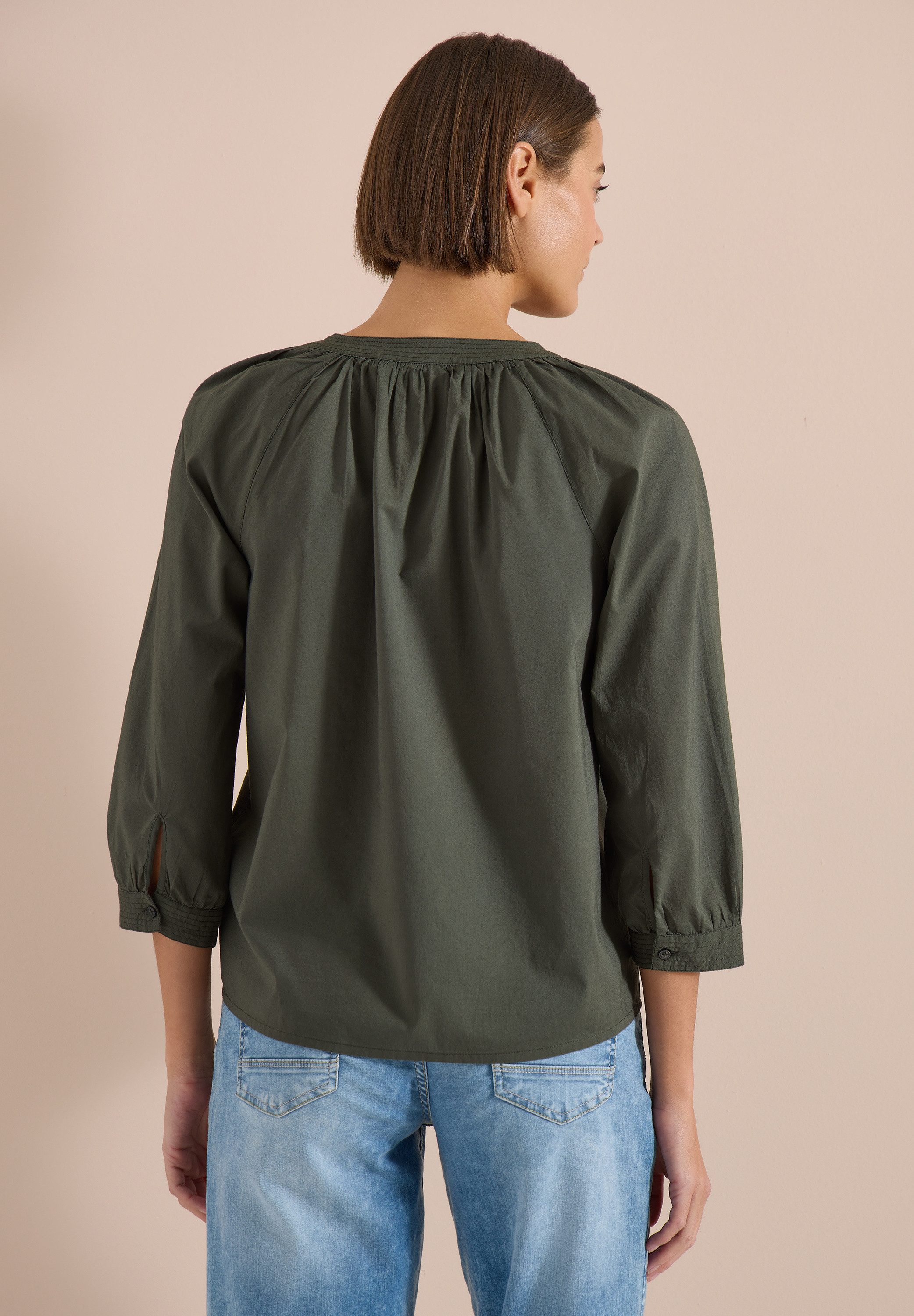 CECIL Klassische Bluse aus reiner Baumwolle