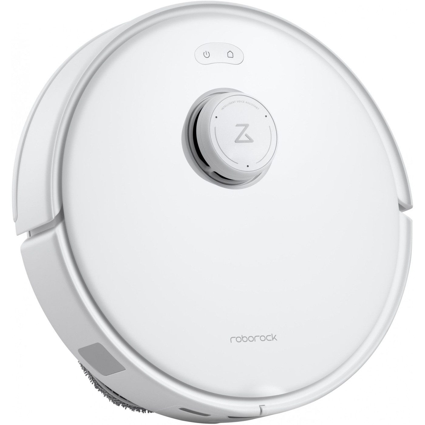 Roborock Nass-Trocken-Saugroboter Roborock Qrevo Curv – Saug- und Wischroboter mit Station, weiß, App-Steuerung, Andockstation, Wischfunktion