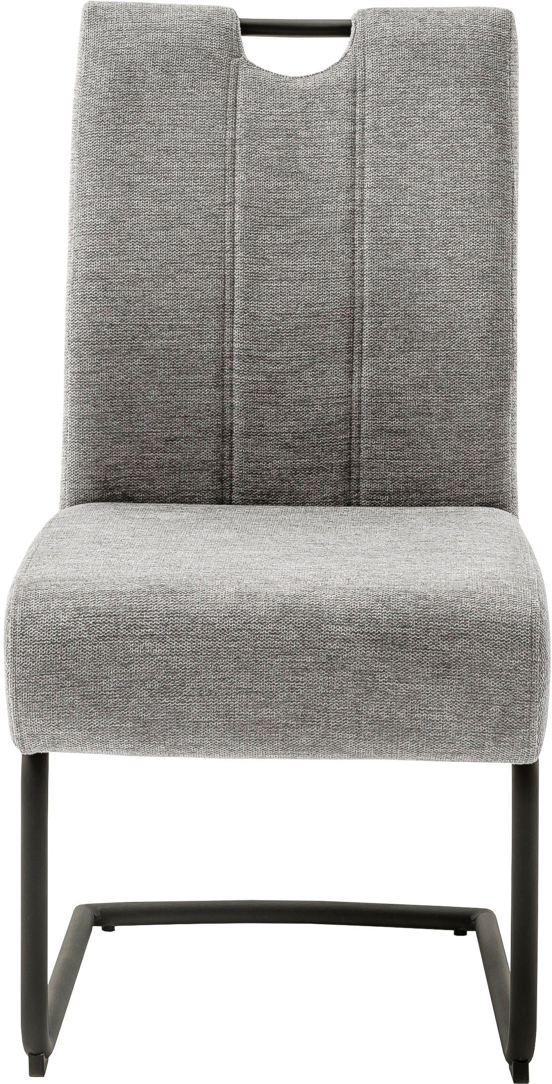 Chenilleoptik furniture MCA Stühle mit in Stoffbezug 2er AMERY, Esszimmerstuhl Set