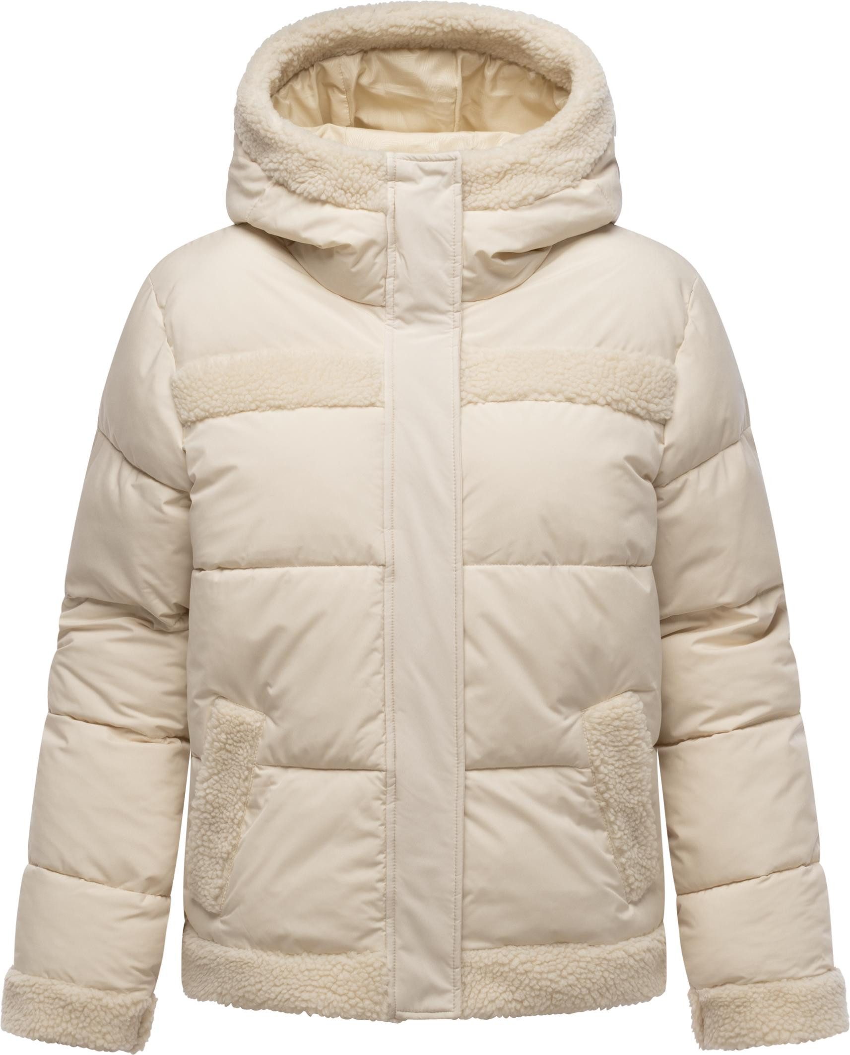 Ragwear Winterjacke Editah YOUMODO warme modische Jacke mit Plüsch-Details