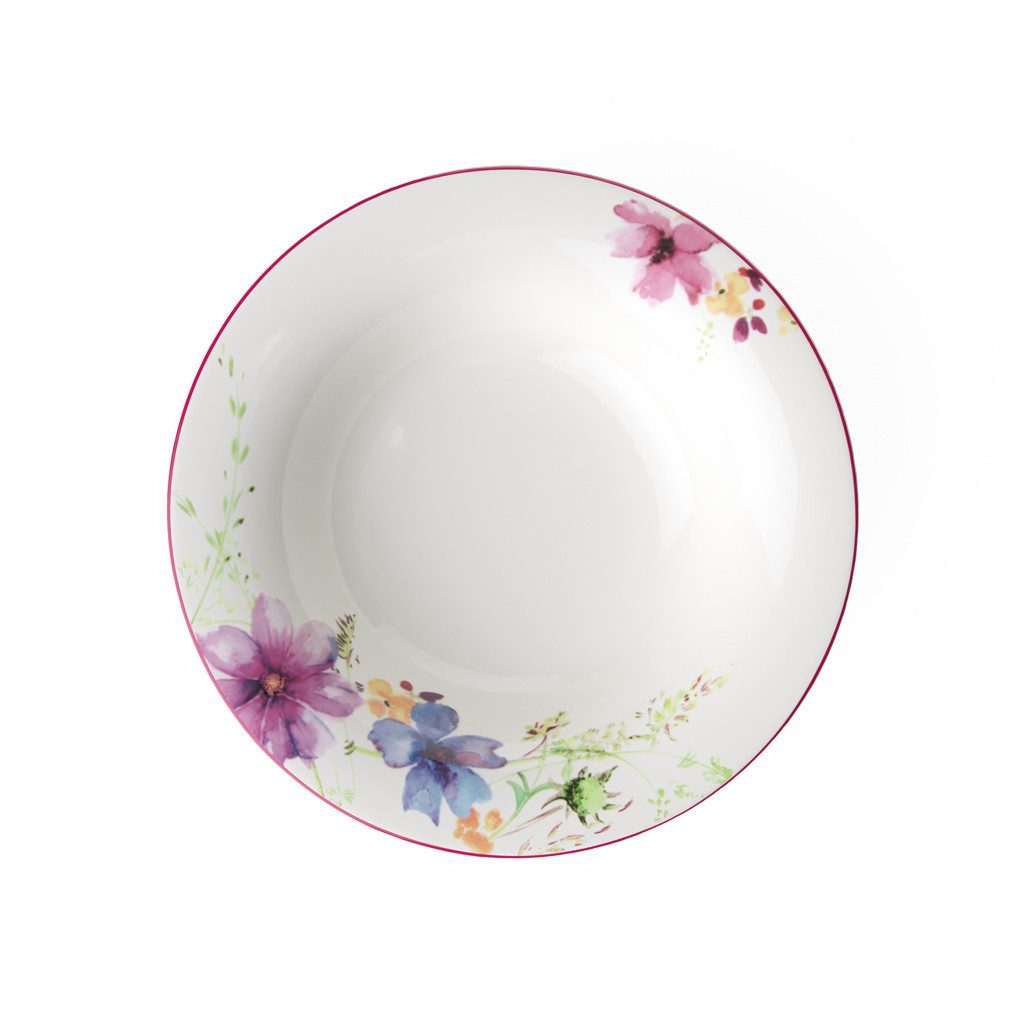 Villeroy & Boch Suppenteller Mariefleur Suppenteller, (1 St), Premium Porcelain, mikrow.- & spülm.sicher, Made in Germany