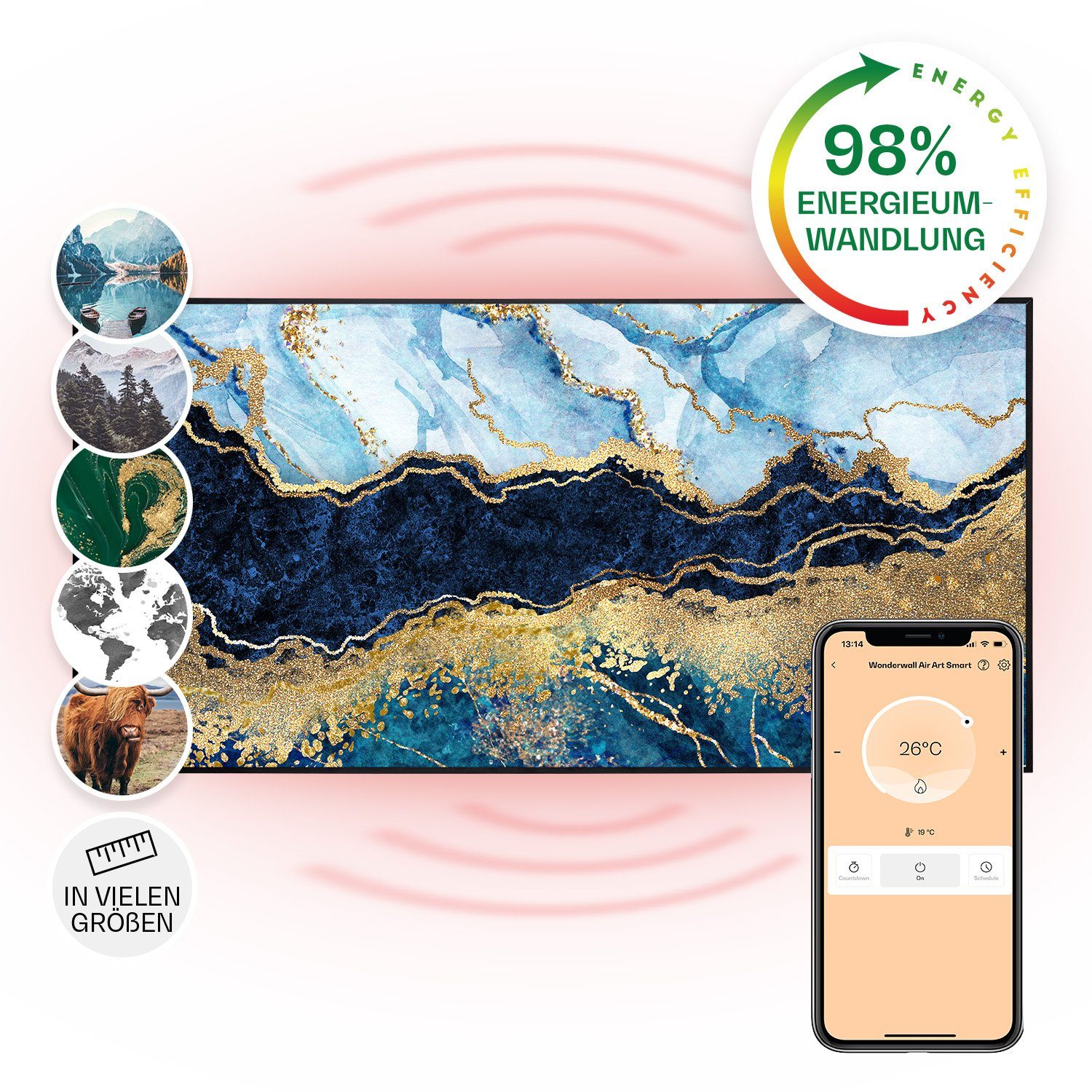 Klarstein Heizkörper Wonderwall Air Art Smart günstig online kaufen