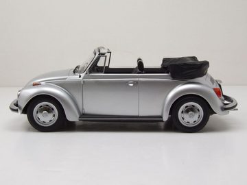 Norev Modellauto VW 1303 Käfer Cabrio 1973 silber Modellauto 1:18 Norev, Maßstab 1:18