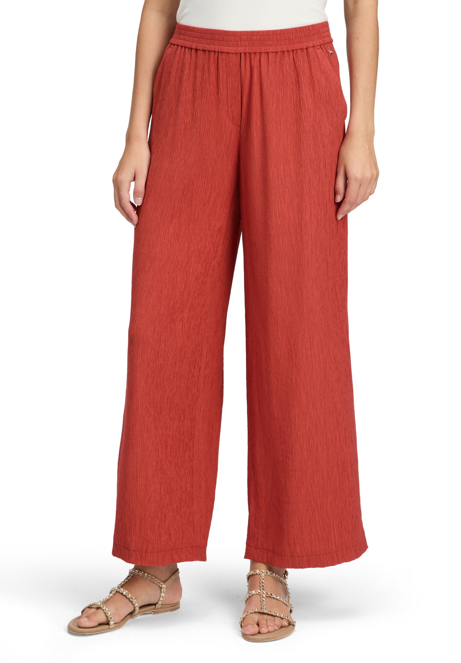 Schlupfhose Damen mit Struktur
