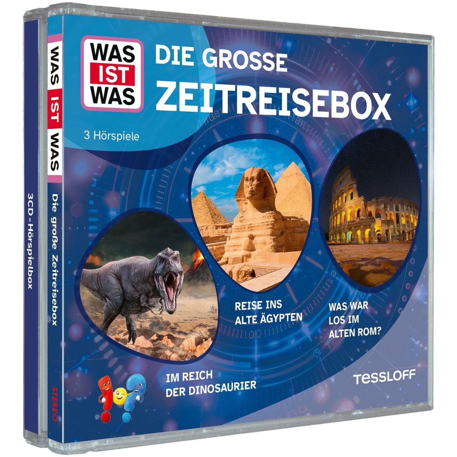 Tessloff Verlag Hörspiel WAS IST WAS 3-CD Hörspielbox. Die große Zeitreisebox