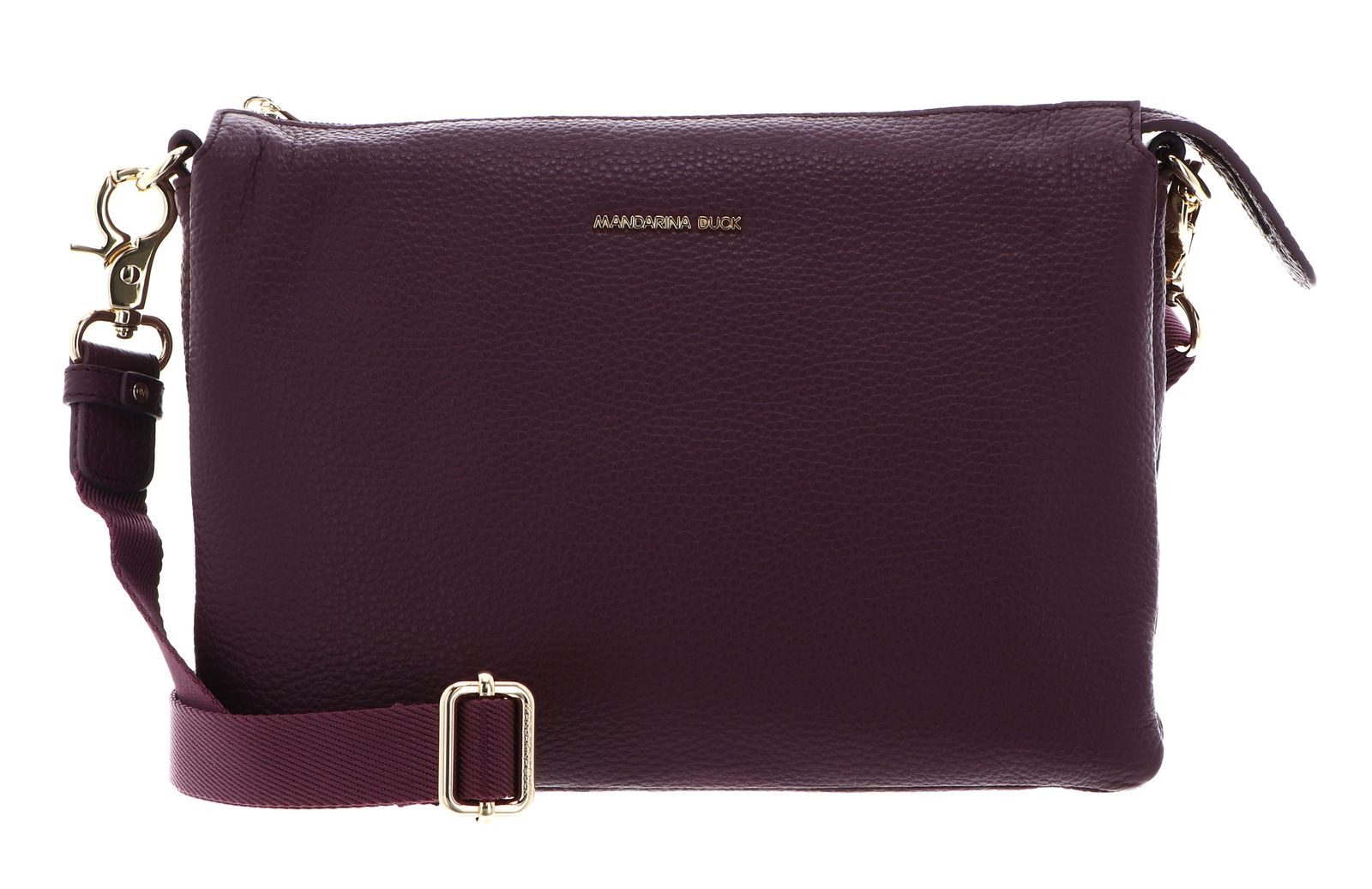 Mandarina Duck Umhängetasche Crossover Bag, aus echtem Kalbsleder