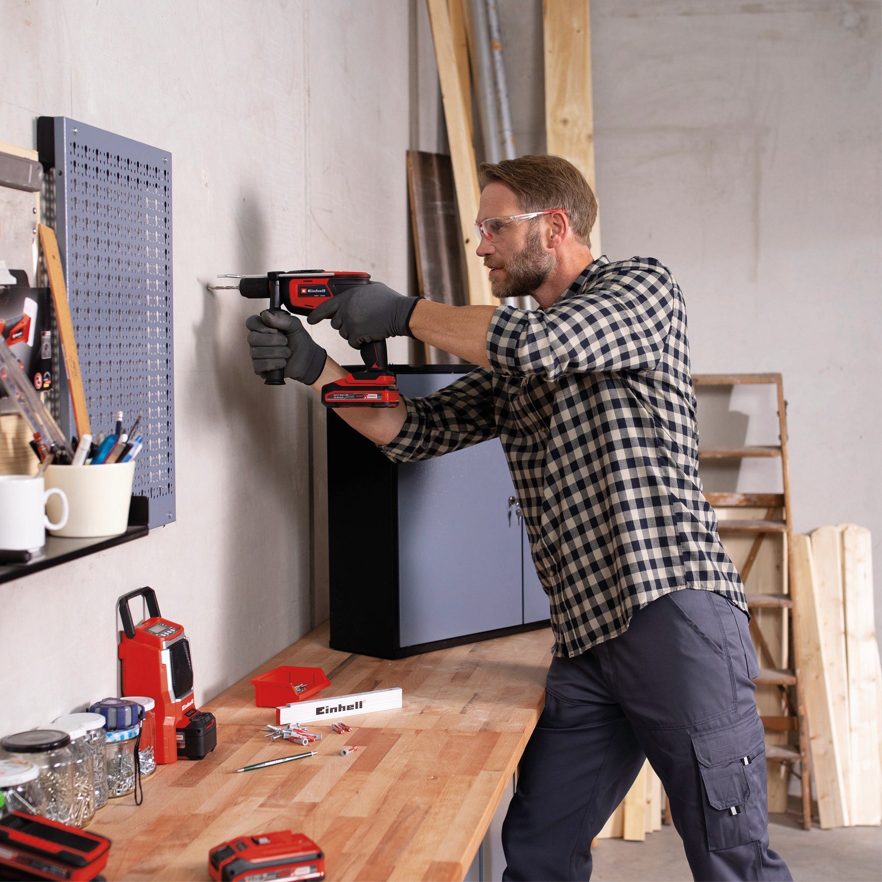 Einhell Akku-Schlagbohrmaschine TE-ID 18 Li - Solo, (1-tlg), ohne Akku und Ladegerät