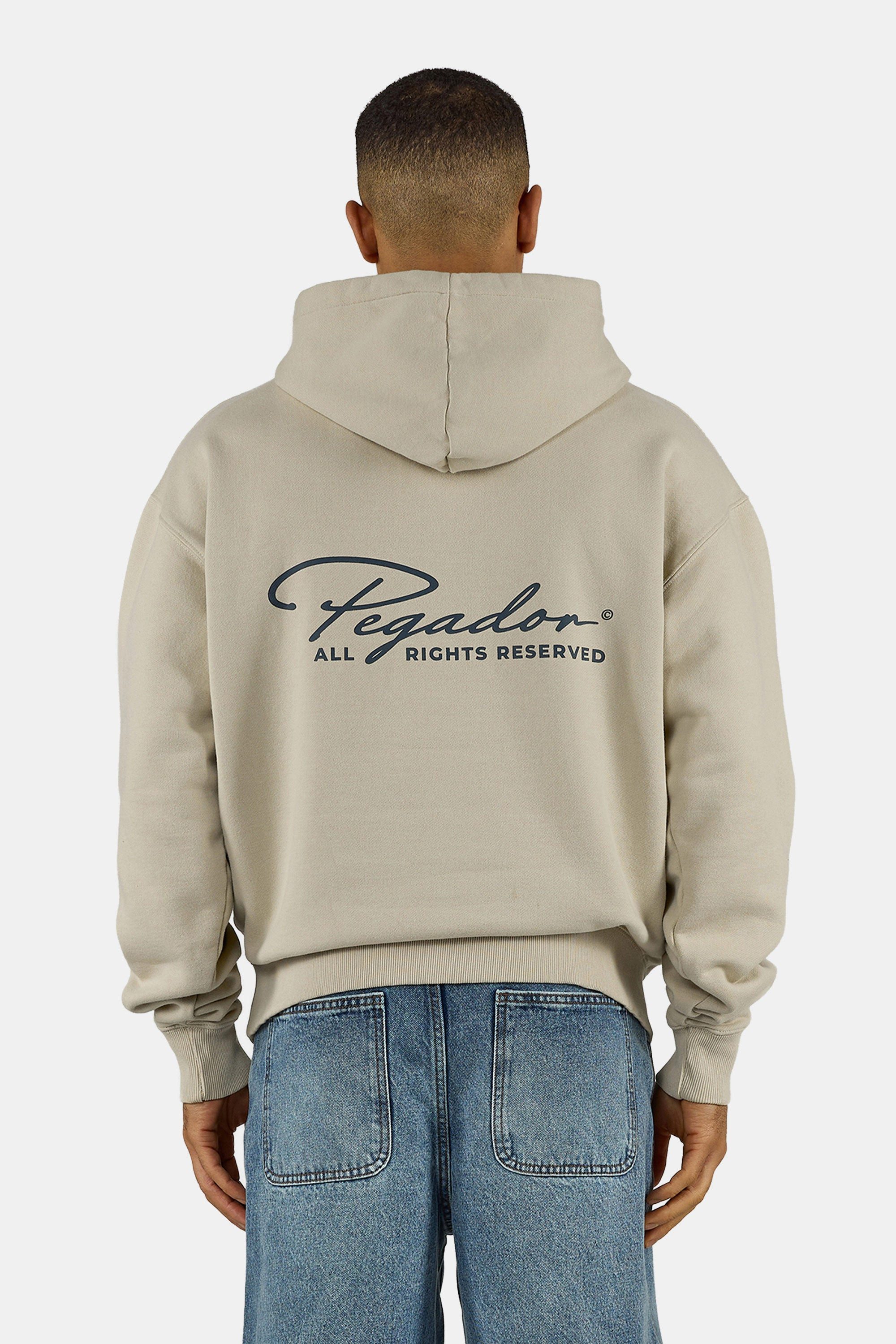 PEGADOR Kapuzensweatshirt Pike Oversized Hoodie Baumwollmischung, oversize
