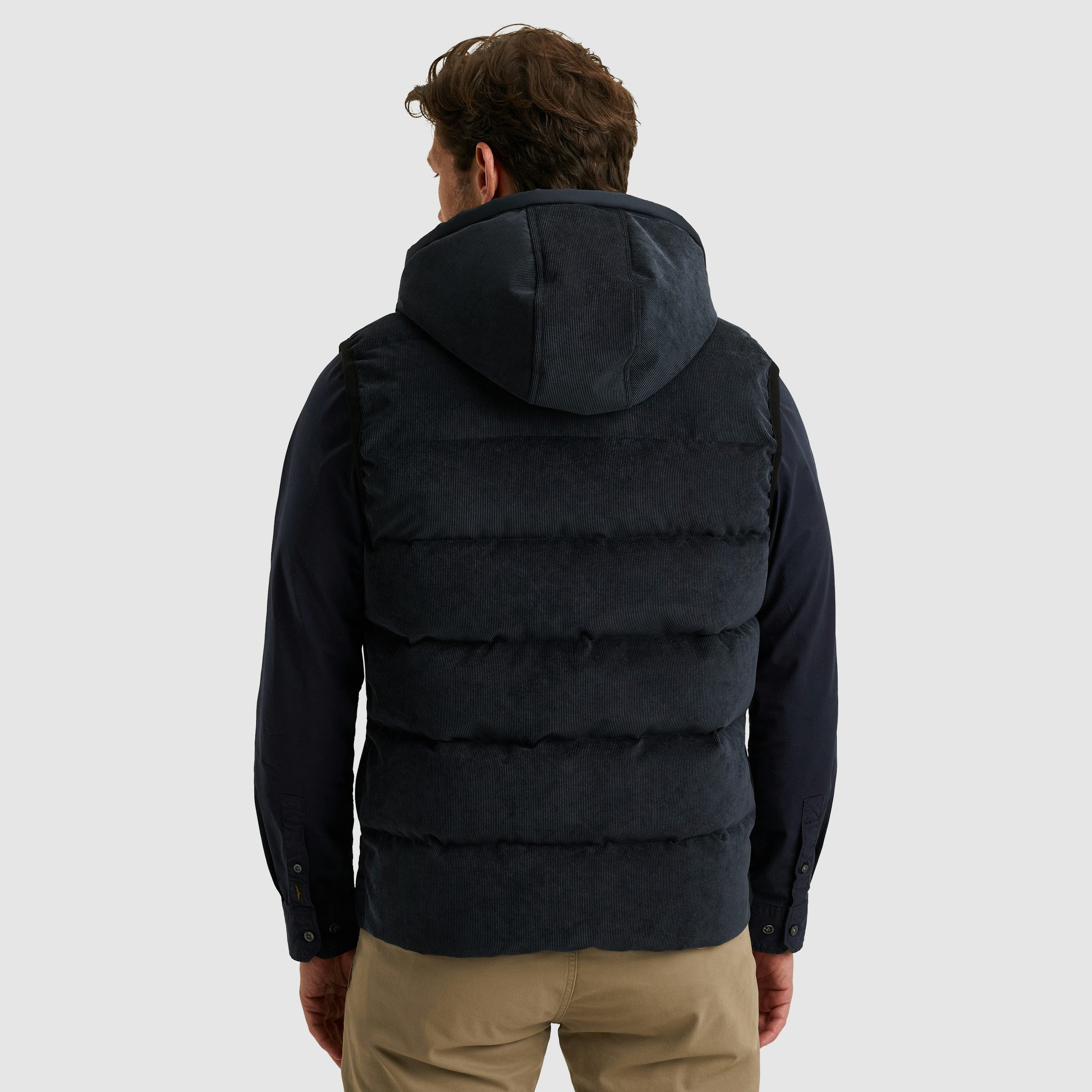 PME LEGEND Steppweste mit Logo Stickerei