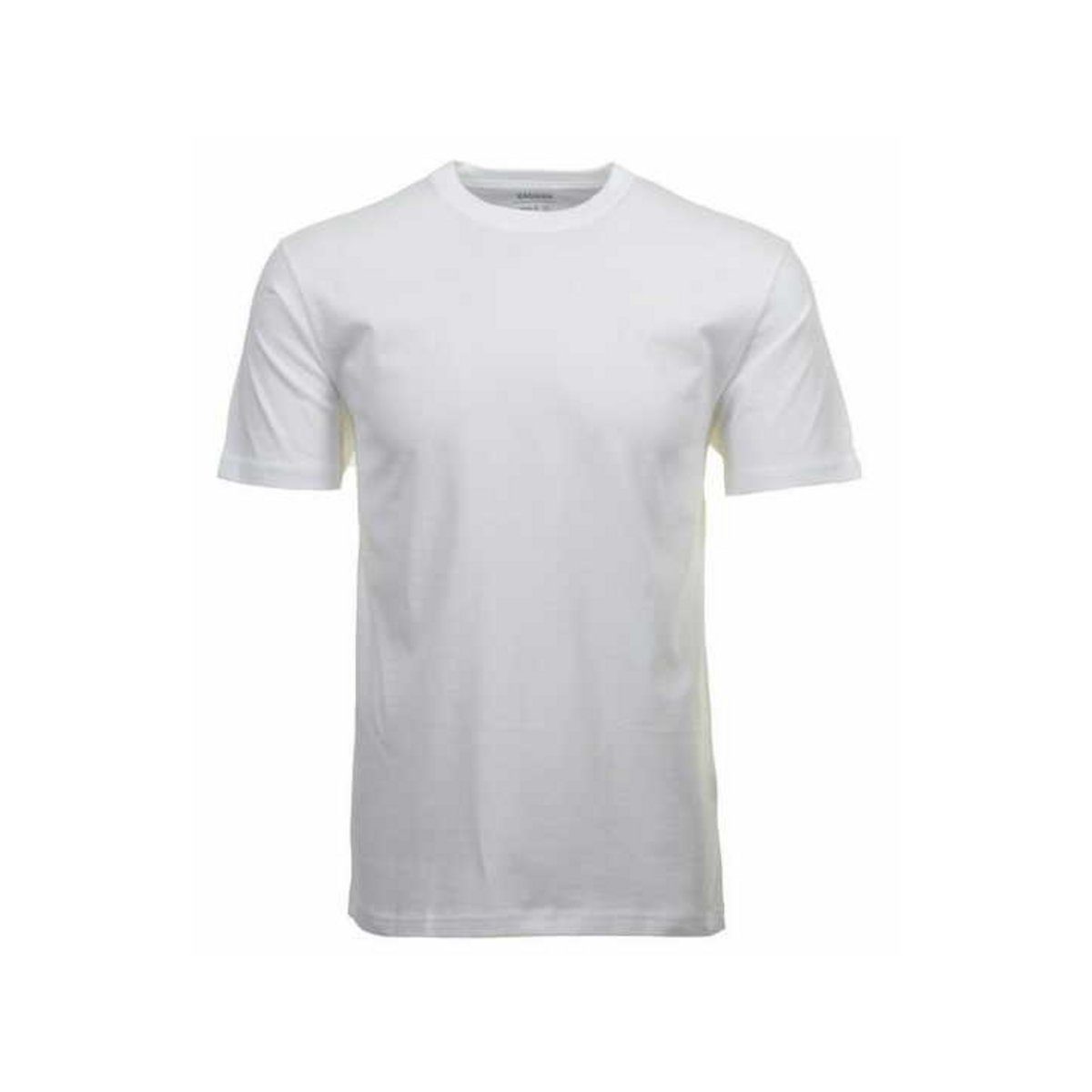 Modern fit RAGMAN weiß Rundhalsshirt (1-tlg)