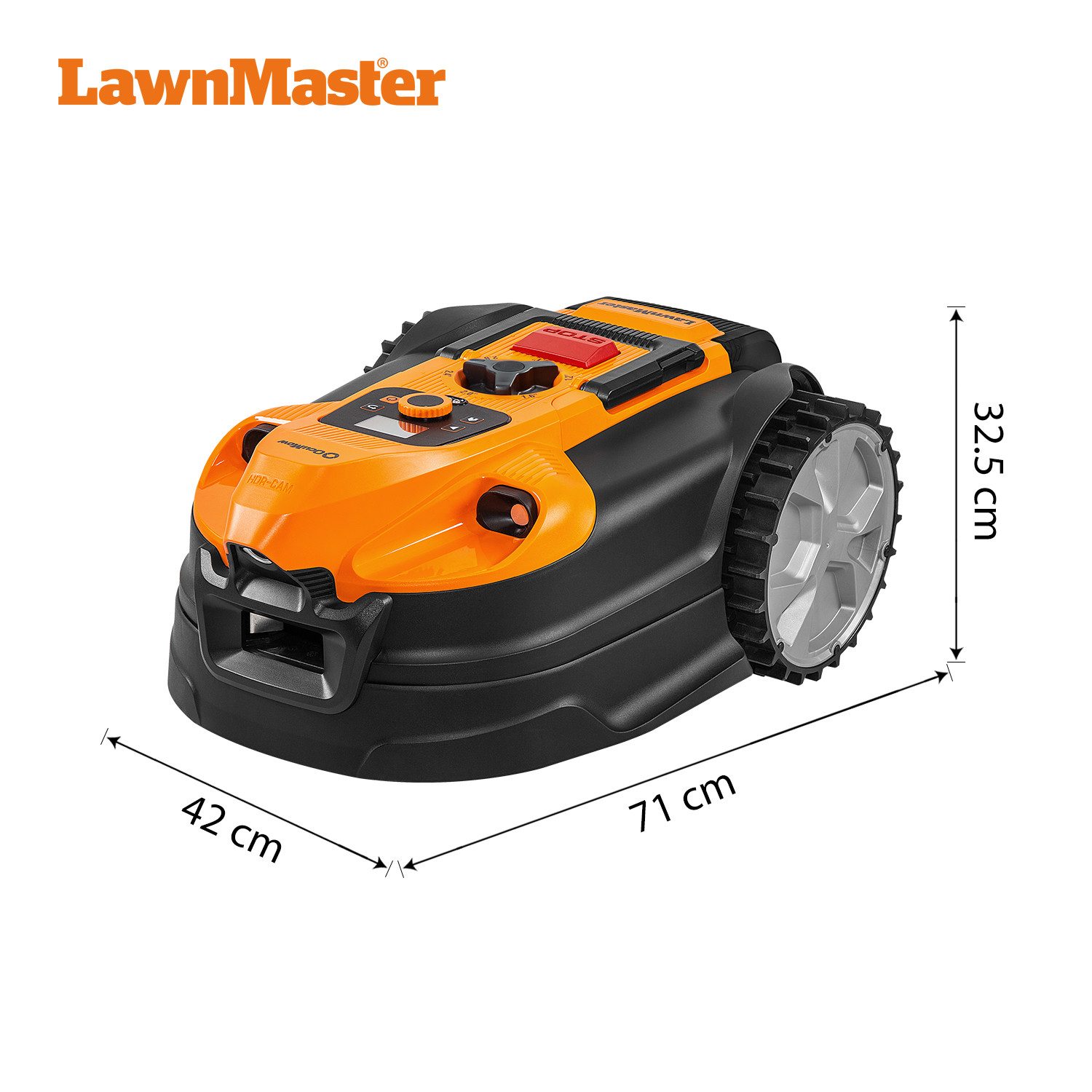 Lawnmaster Rasenmähroboter ohne begrenzungskabel, mit 2ah Batterie, bis 500 günstig online kaufen