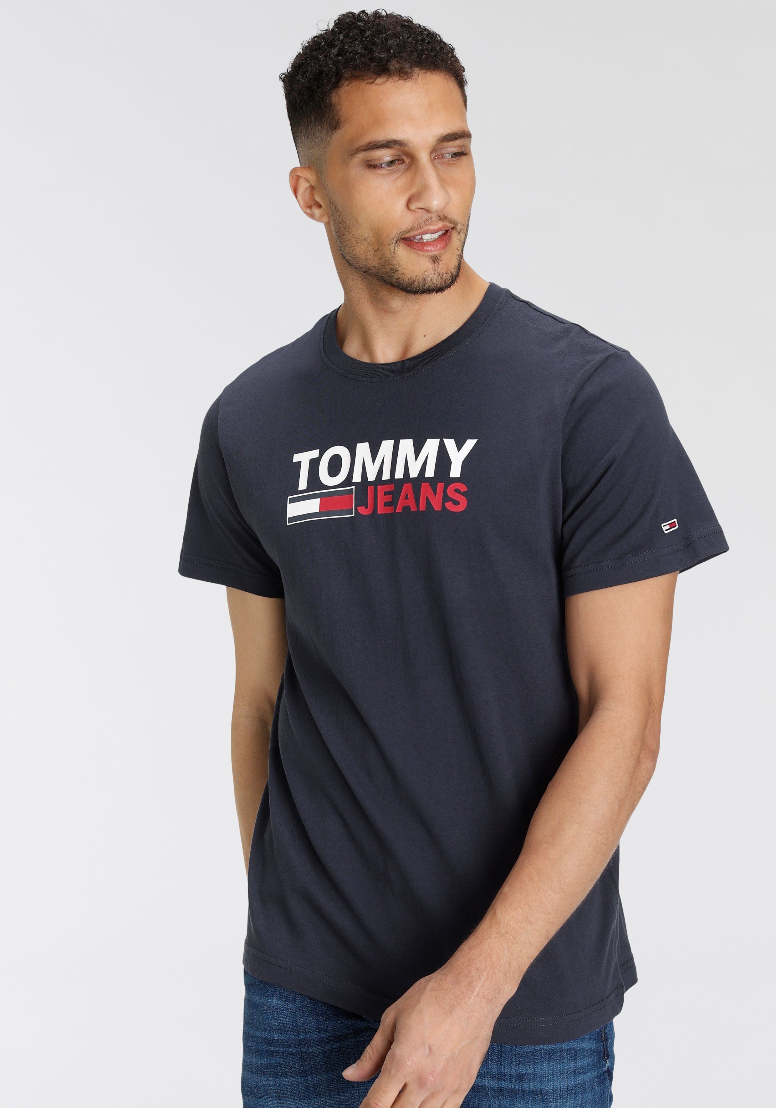 Tommy Jeans T-Shirt TJM TEE Twilight LOGO CORP Navy