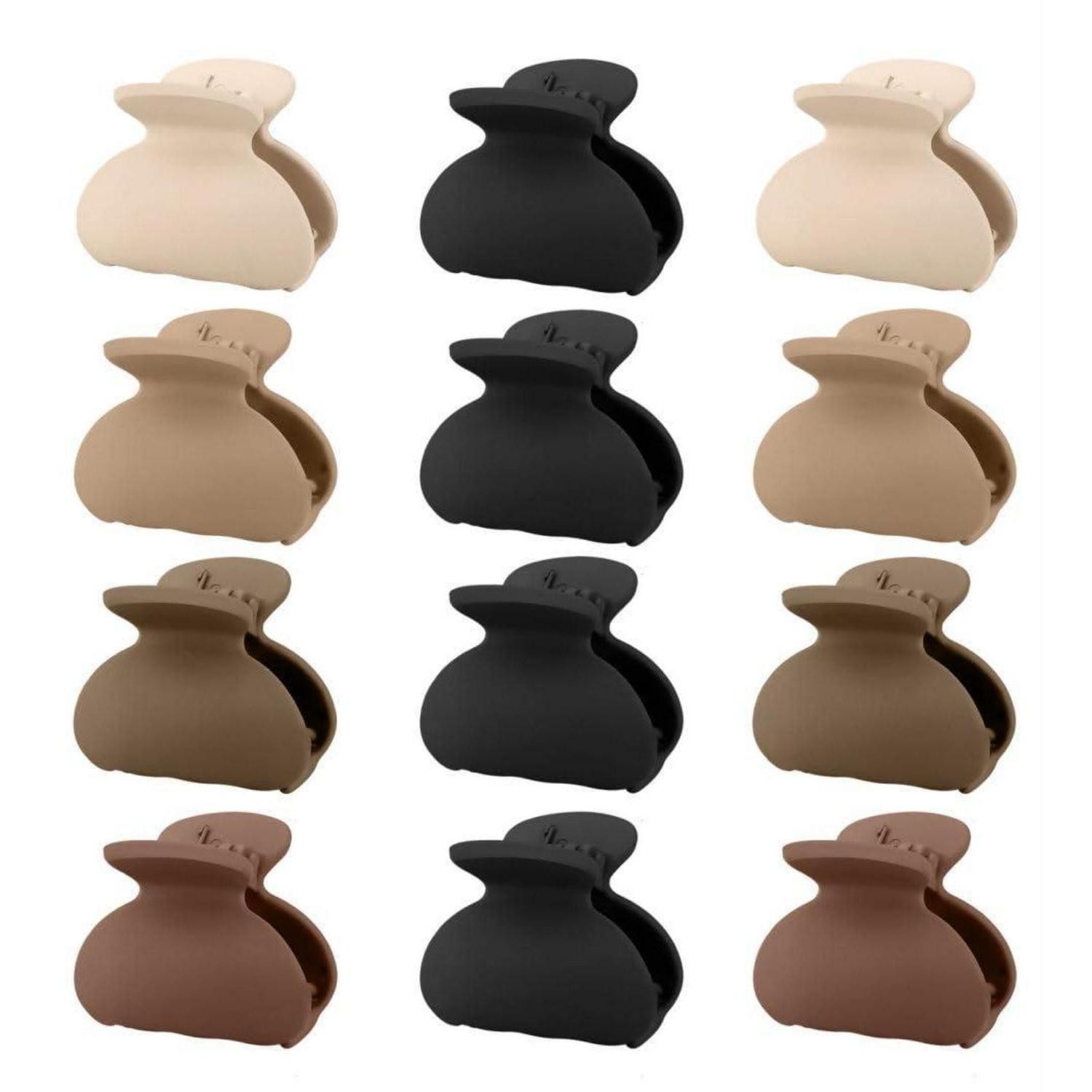 LuxusKollektion Haarklammer Haarklammer Klein Haarspangen Damen Dünnes Haar Matt Hair Clips 12