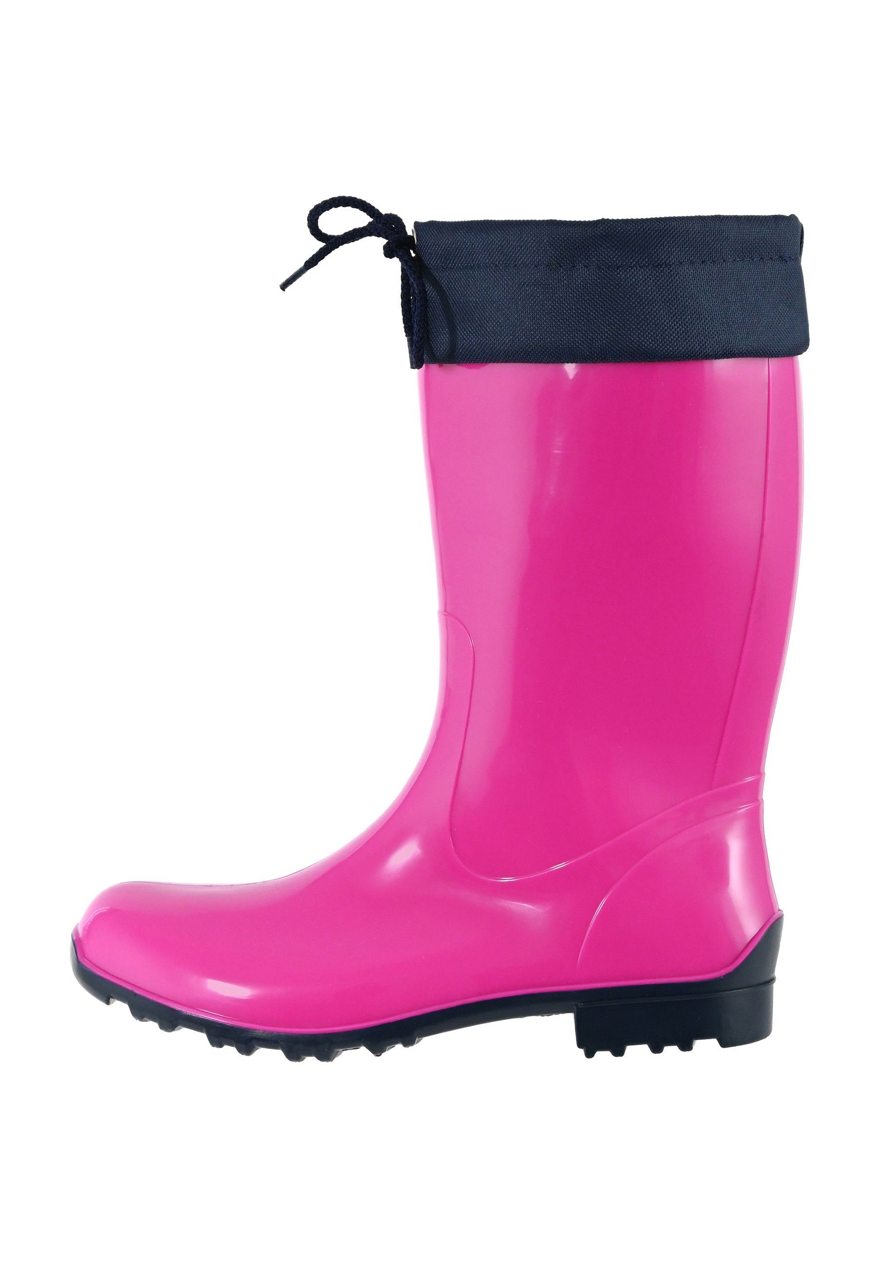Regenliebe de Fieselregen Gummistiefel mit Stulpe halblang farbenfroh und wasserdicht
