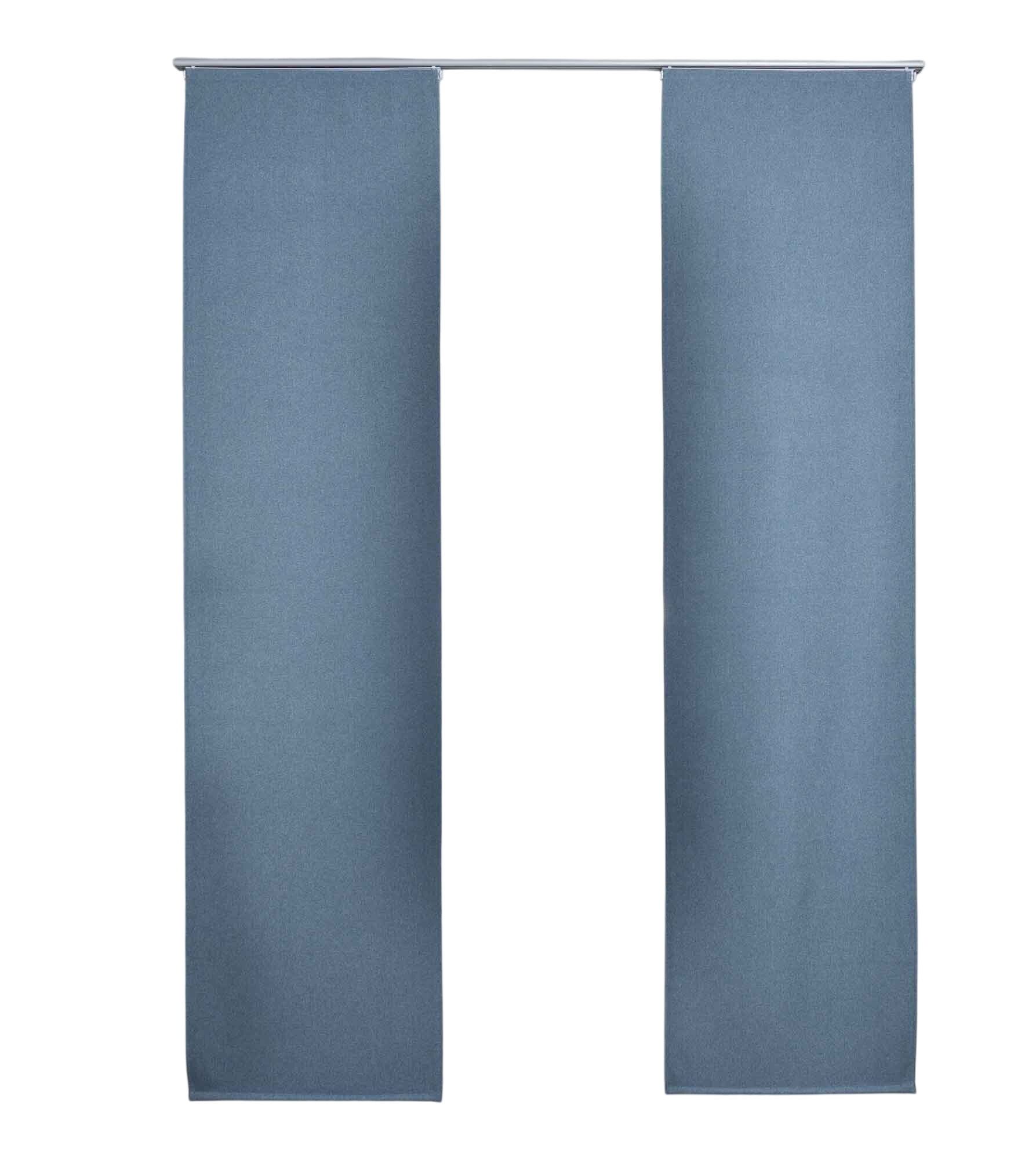 Gardinenbox Vorhang (2 St), Klettband, verdunkelnd, Blackout, Paneelwagen B günstig online kaufen