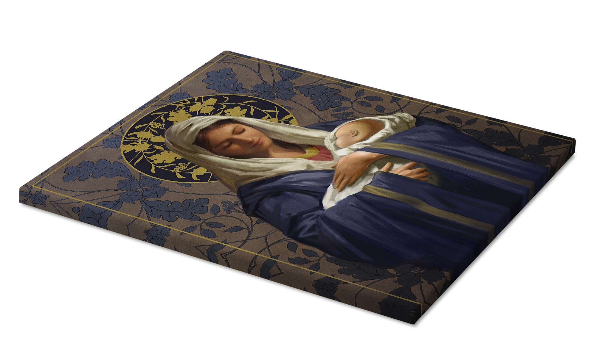 Posterlounge Wandbild Maria im blauen Umhang mit Jesuskind, Alan Lathwell, günstig online kaufen