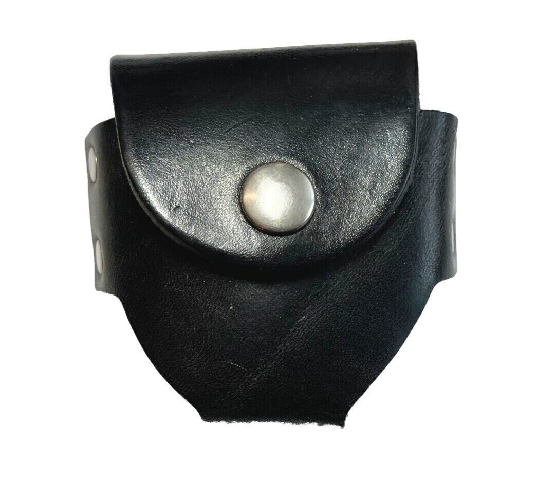 Westernlifestyle Gürteltasche für Schnupftabakdosen aus schwarzem Leder