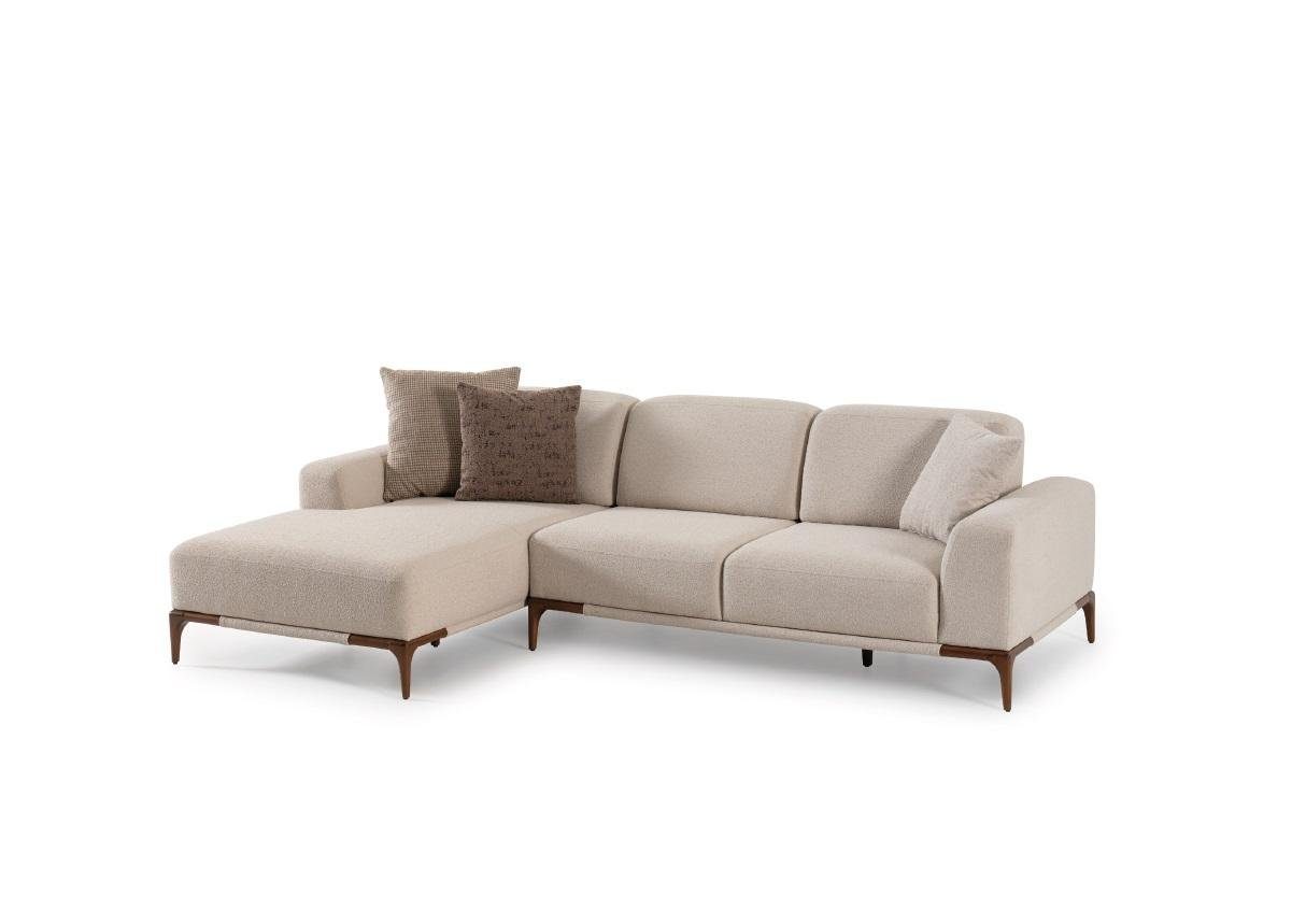 3 2x Wohnzimmer-Set, Couchtisch Sessel Sofa Beistelltische L-Form Wohnzimmer JVmoebel Ecksofa