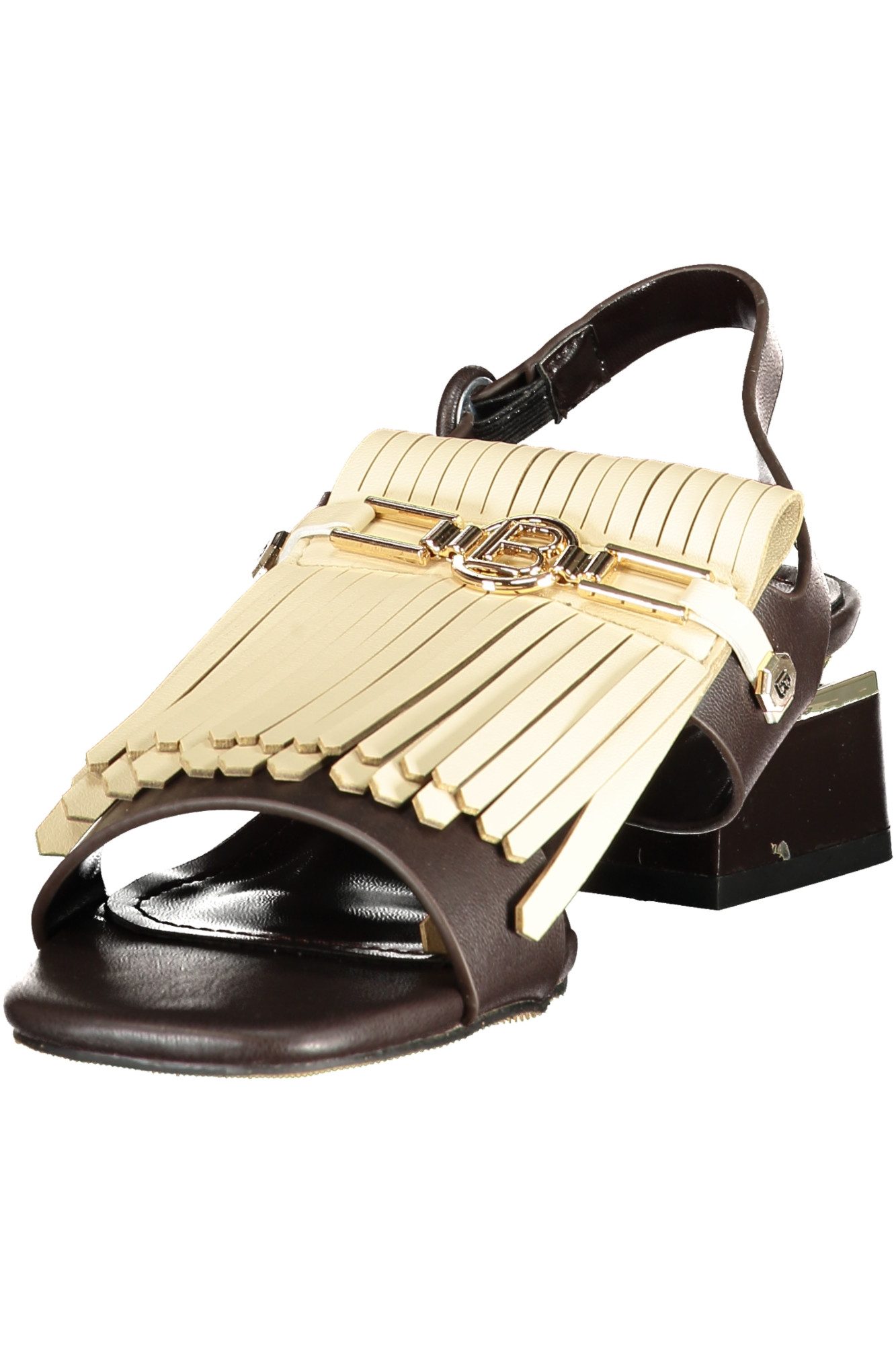 Laura Biagiotti Zehentrenner Elegante Damen Sandale in Braun mit verstellbarem
