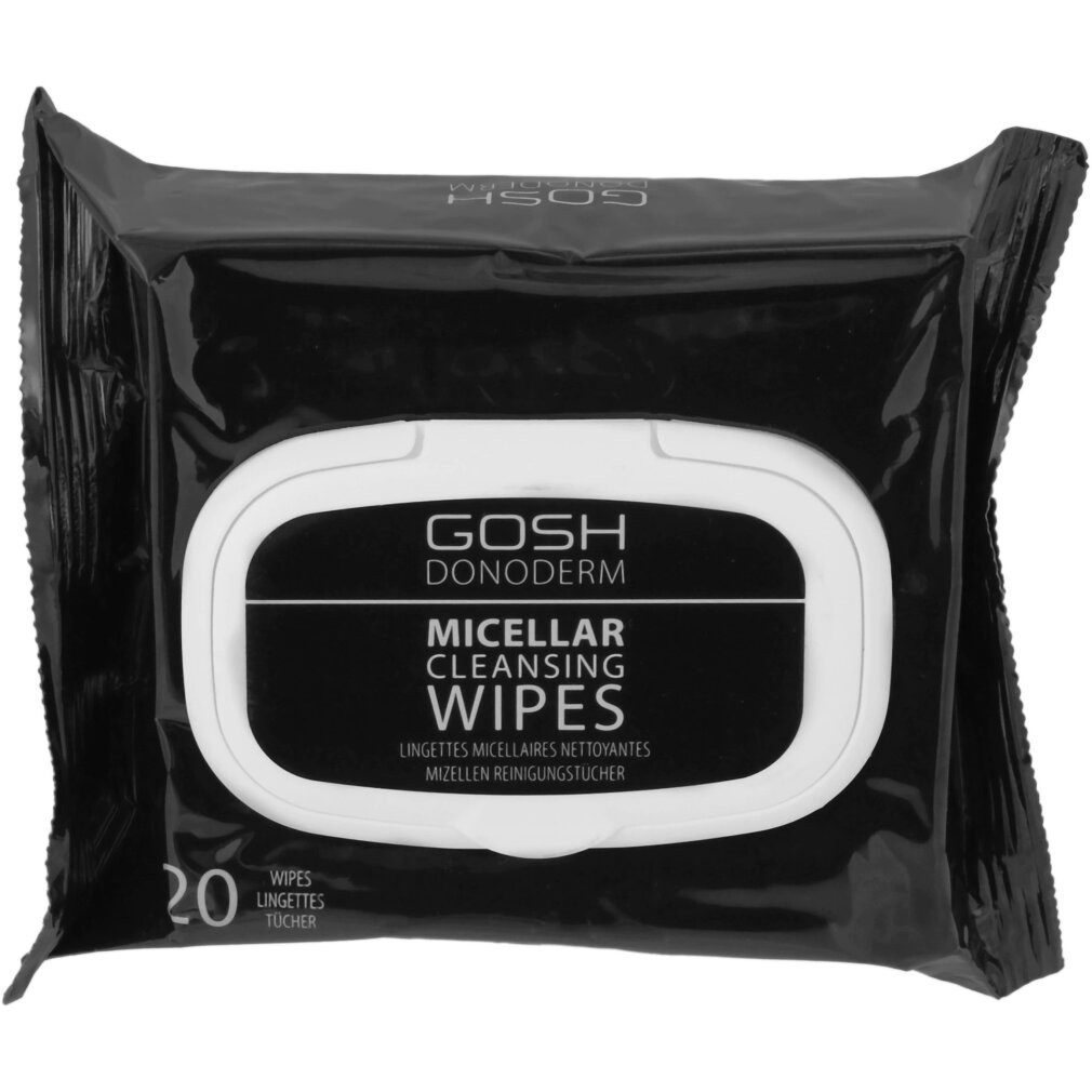 GOSH Gesichtsreinigungstücher Donoderm Makeup Entferner Tücher 20 Stück