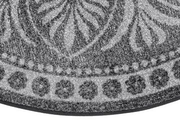 Teppich Rotondo, wash+dry by Kleen-Tex, rund, Höhe: 7 mm, rutschhemmend, In- und Outdoor geeignet, waschbar