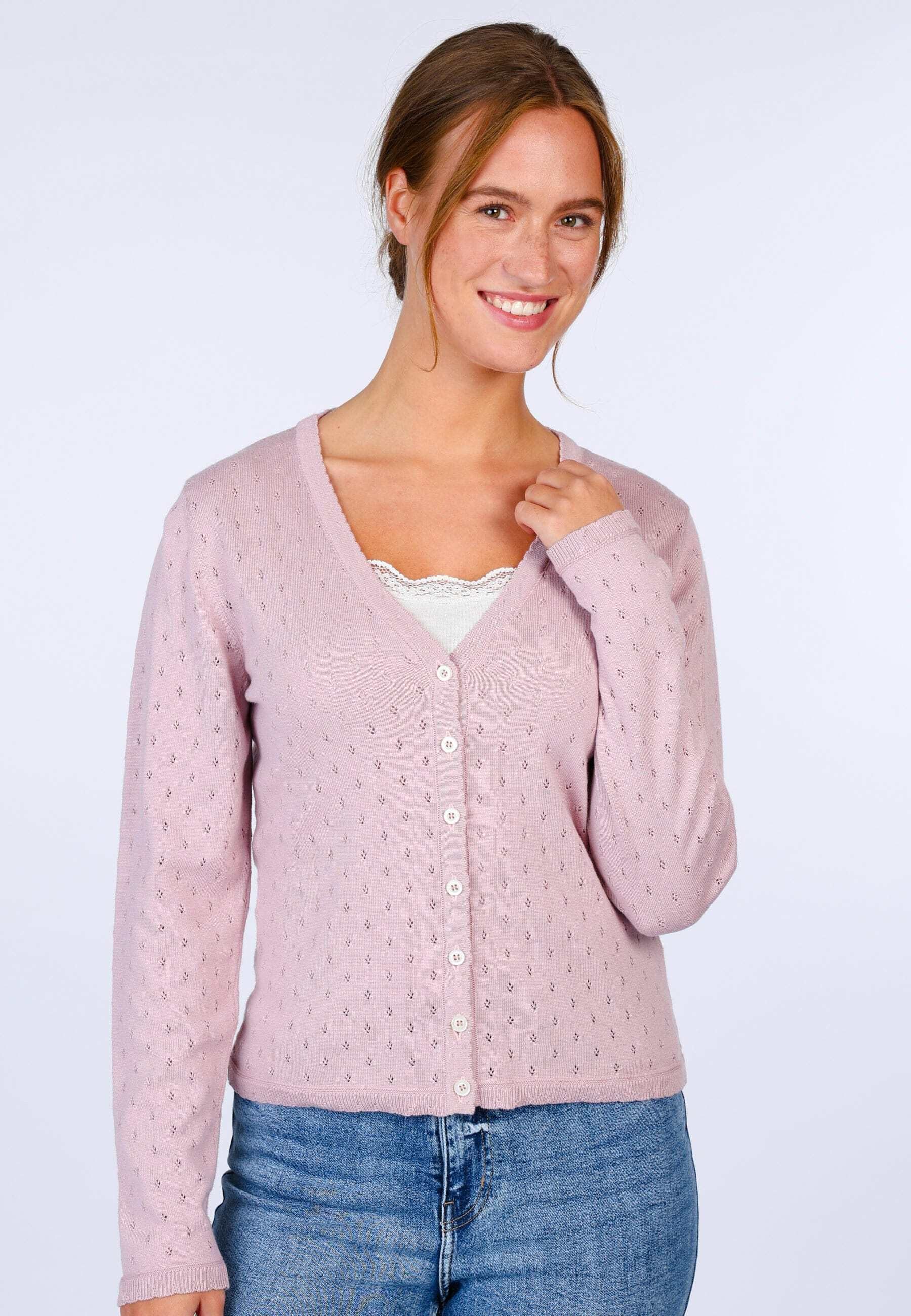 Sorgenfri Sylt Strickjacke Amily Ajour-Strickdetails